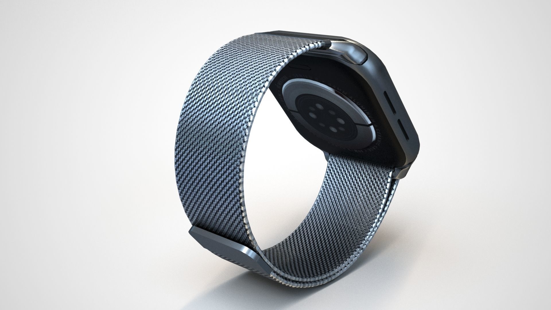 Apple Watch 6 Low-poly 3D model_27