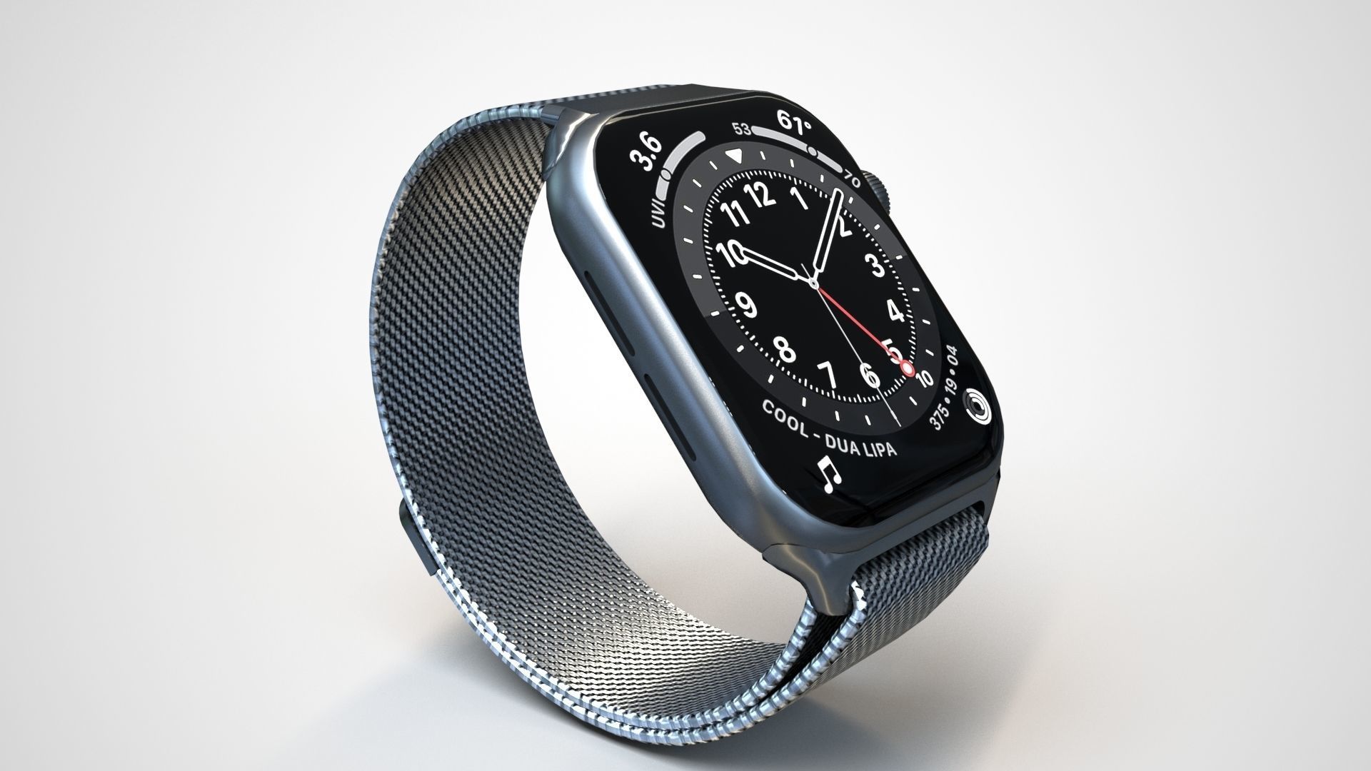 Apple Watch 6 Low-poly 3D model_1