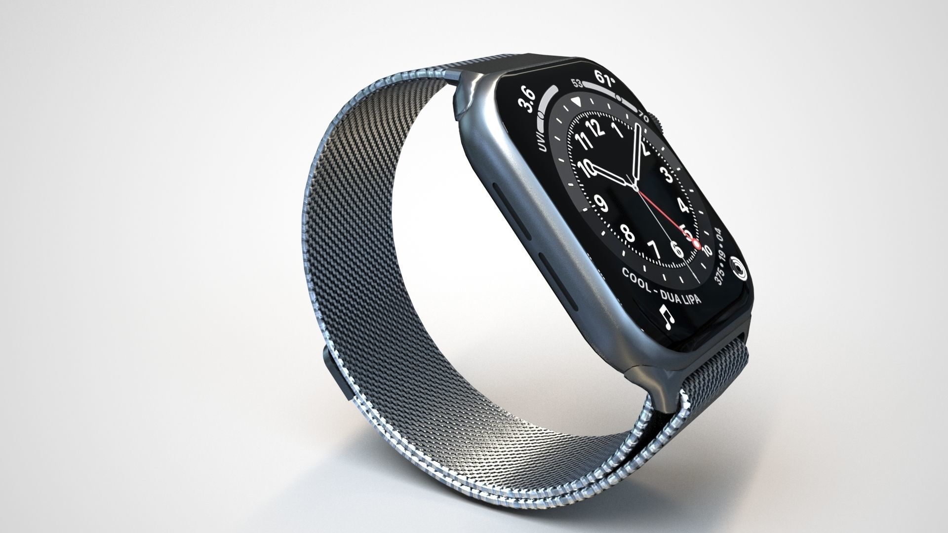 Apple Watch 6 Low-poly 3D model_19