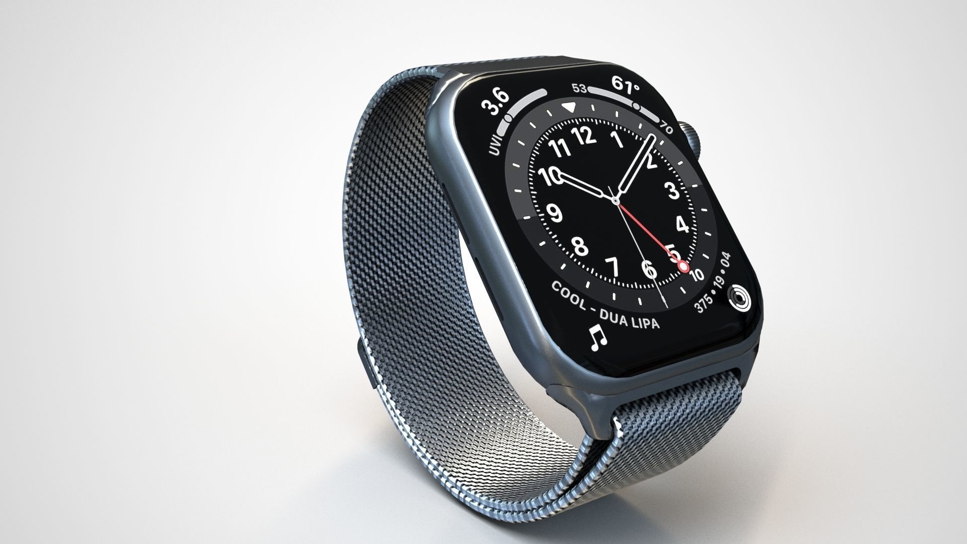 Apple Watch 6 Low-poly 3D model_17
