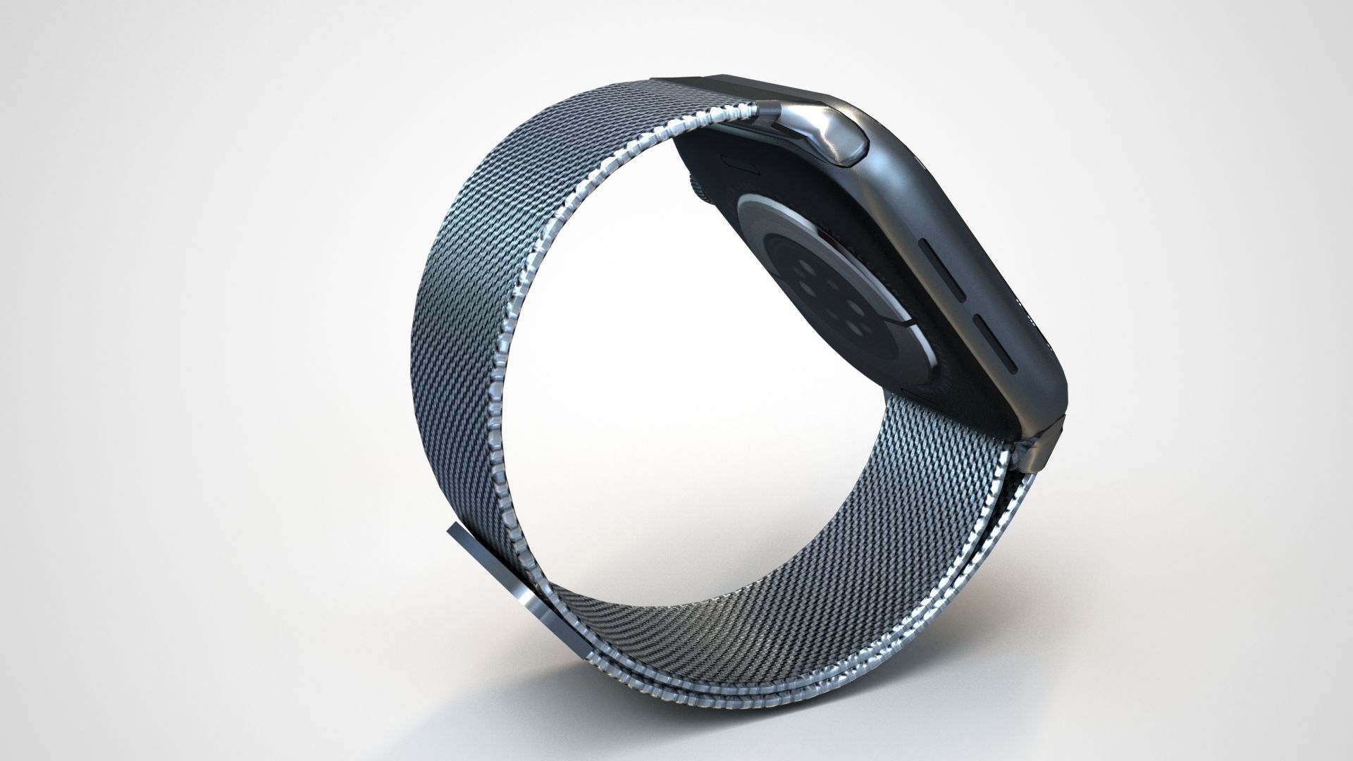 Apple Watch 6 Low-poly 3D model_25