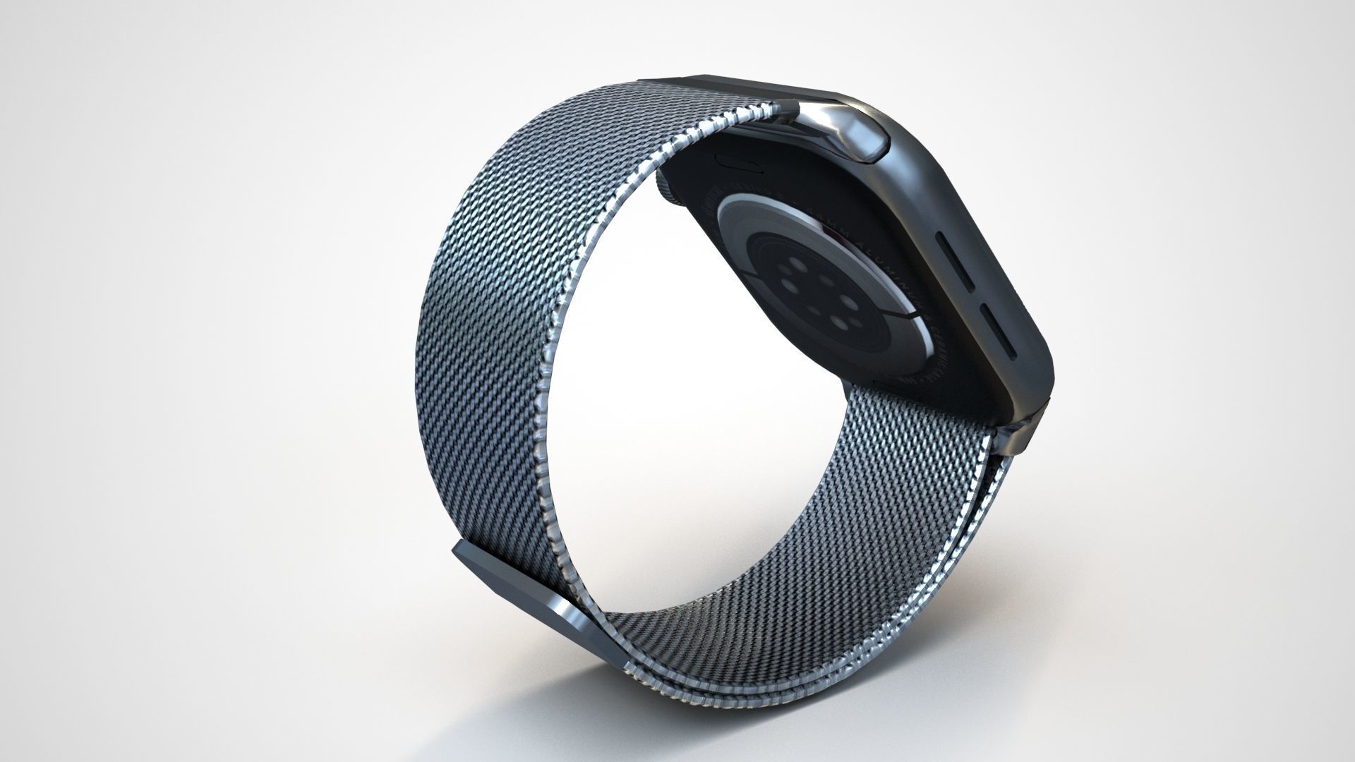 Apple Watch 6 Low-poly 3D model_26