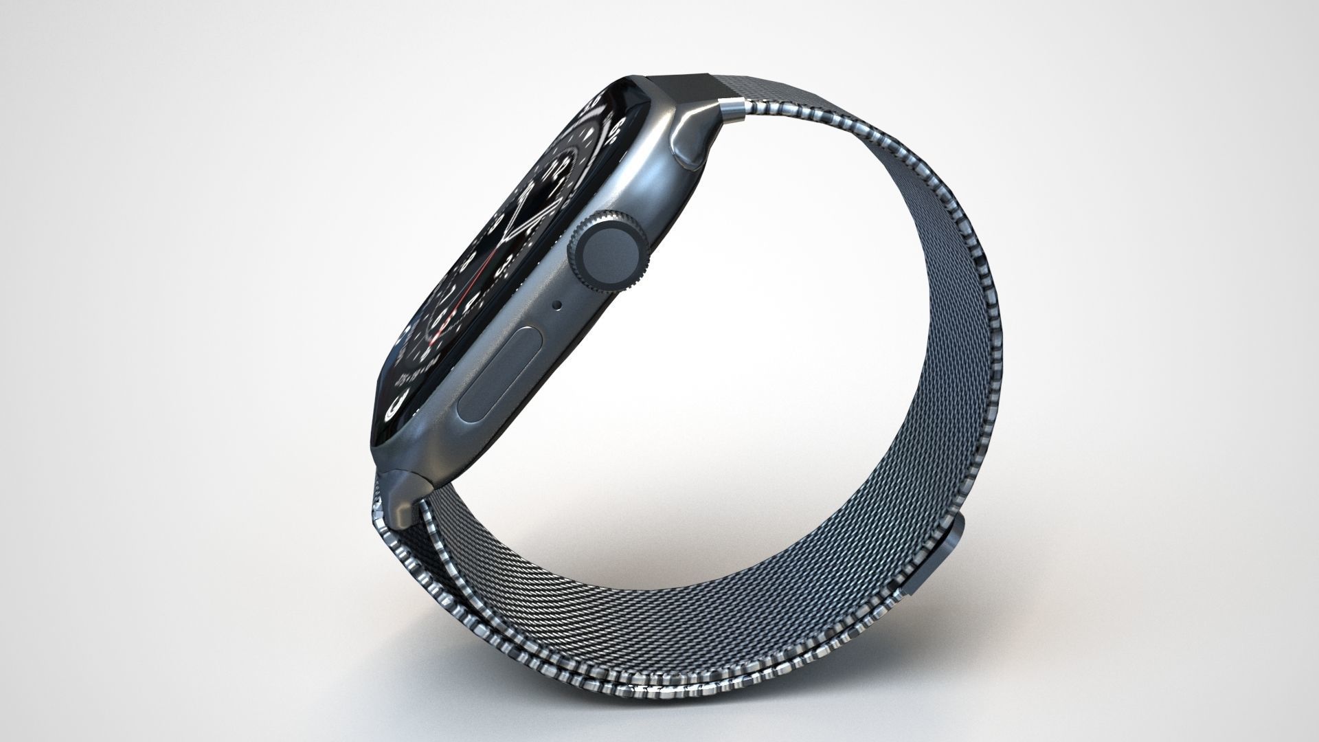 Apple Watch 6 Low-poly 3D model_41