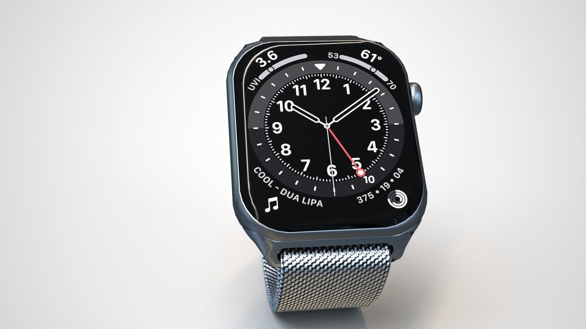 Apple Watch 6 Low-poly 3D model_14