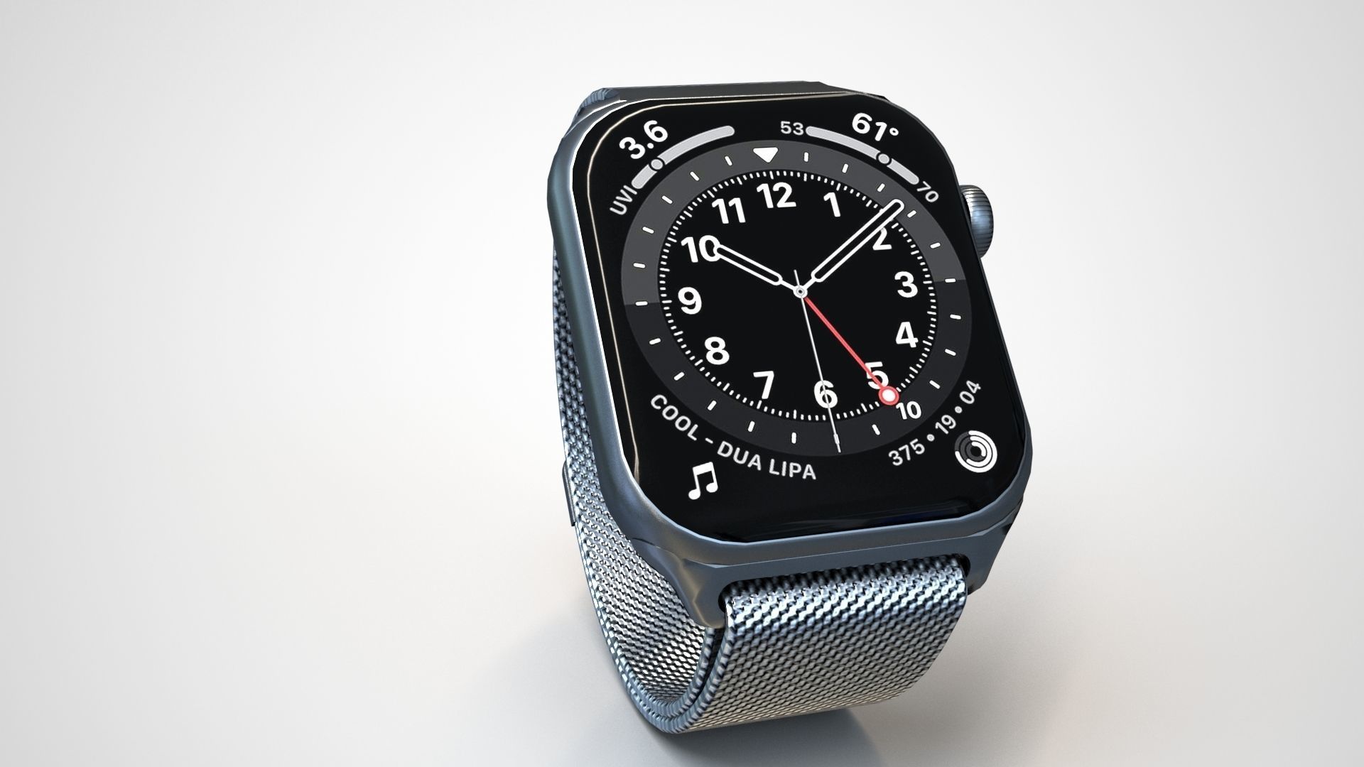 Apple Watch 6 Low-poly 3D model_15