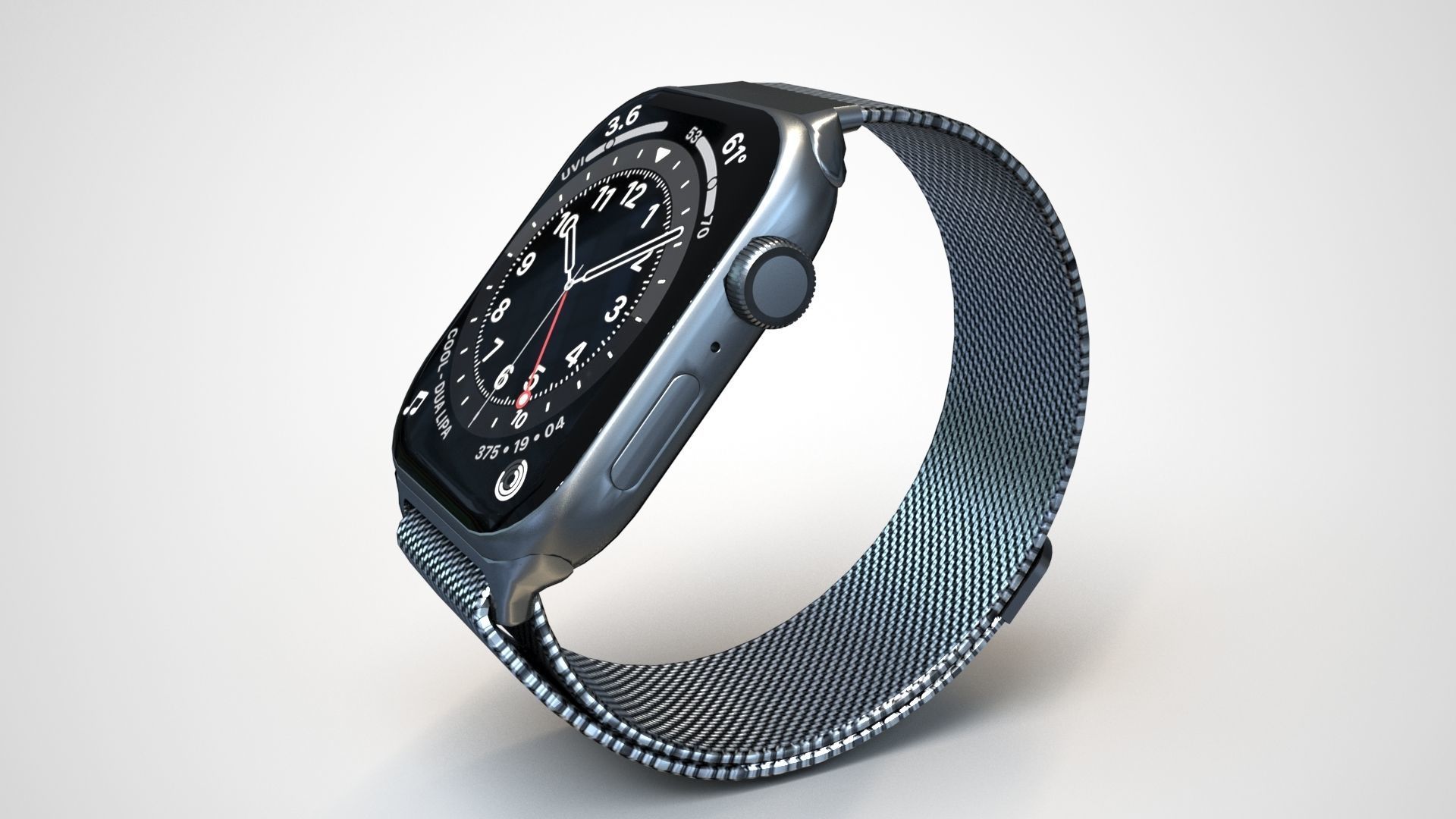 Apple Watch 6 Low-poly 3D model_43