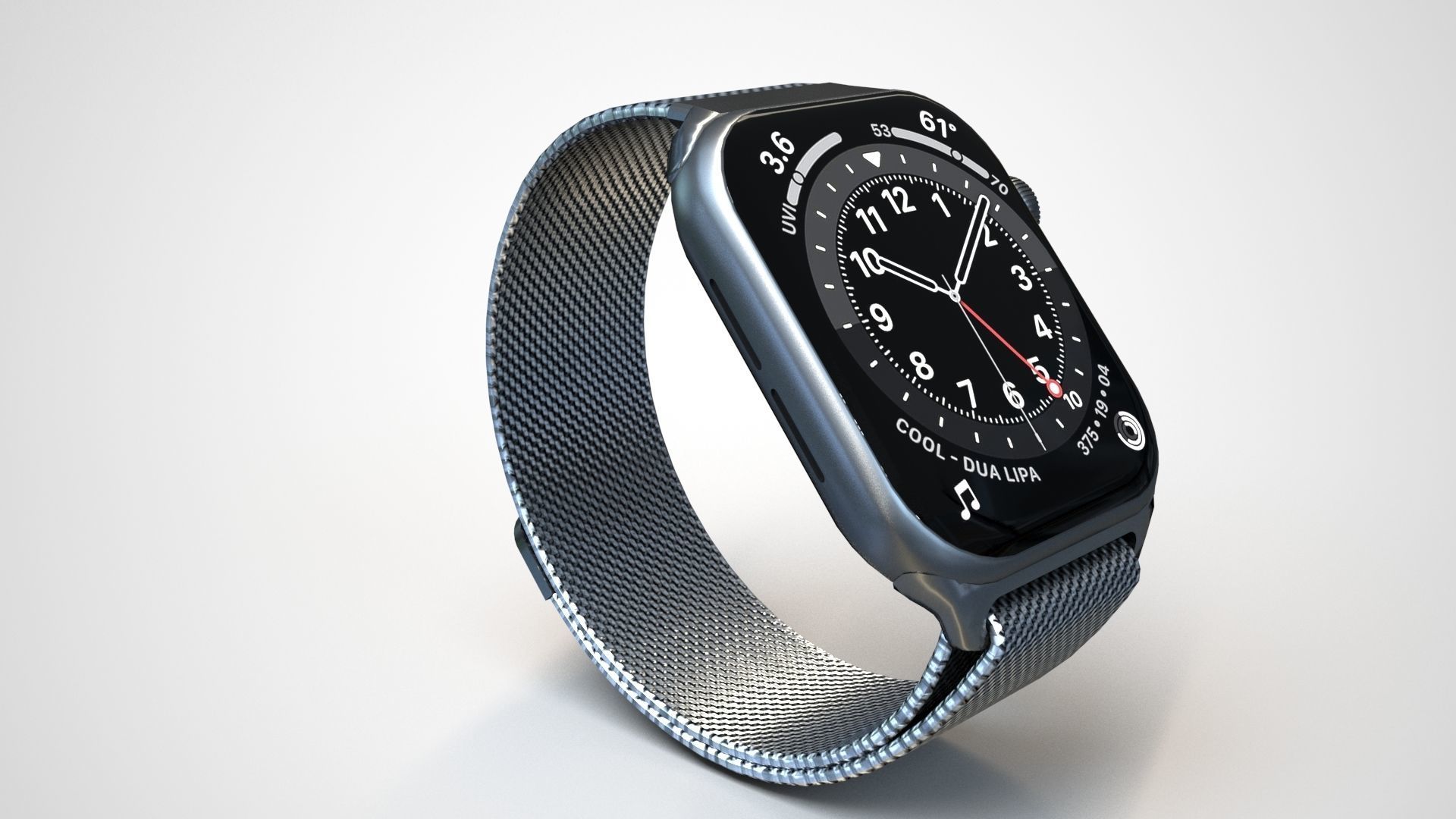 Apple Watch 6 Low-poly 3D model_18