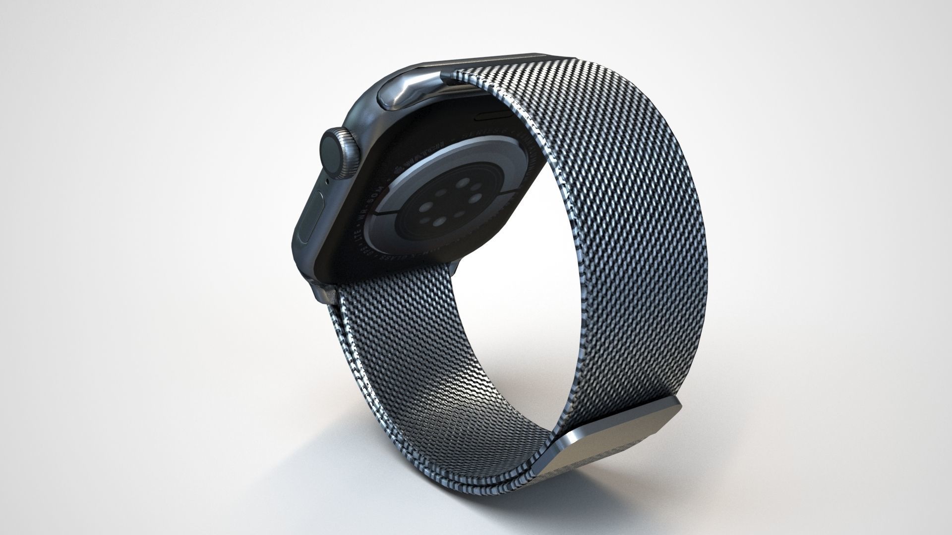 Apple Watch 6 Low-poly 3D model_35