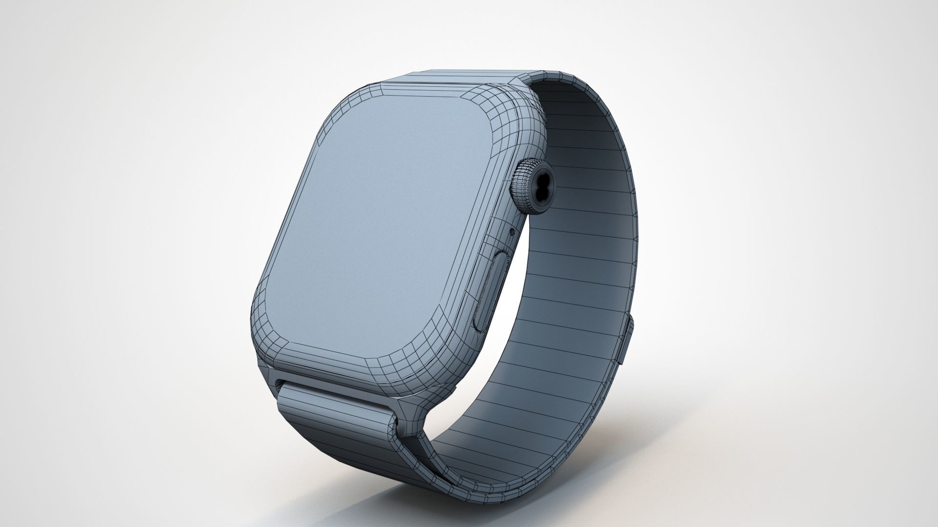 Apple Watch 6 Low-poly 3D model_8