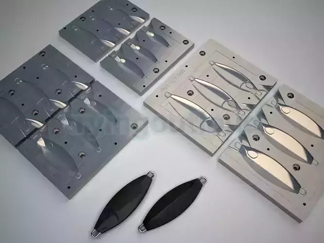 20-150 GR  SlowRocker Likeness Metal JIg Mold Packs 