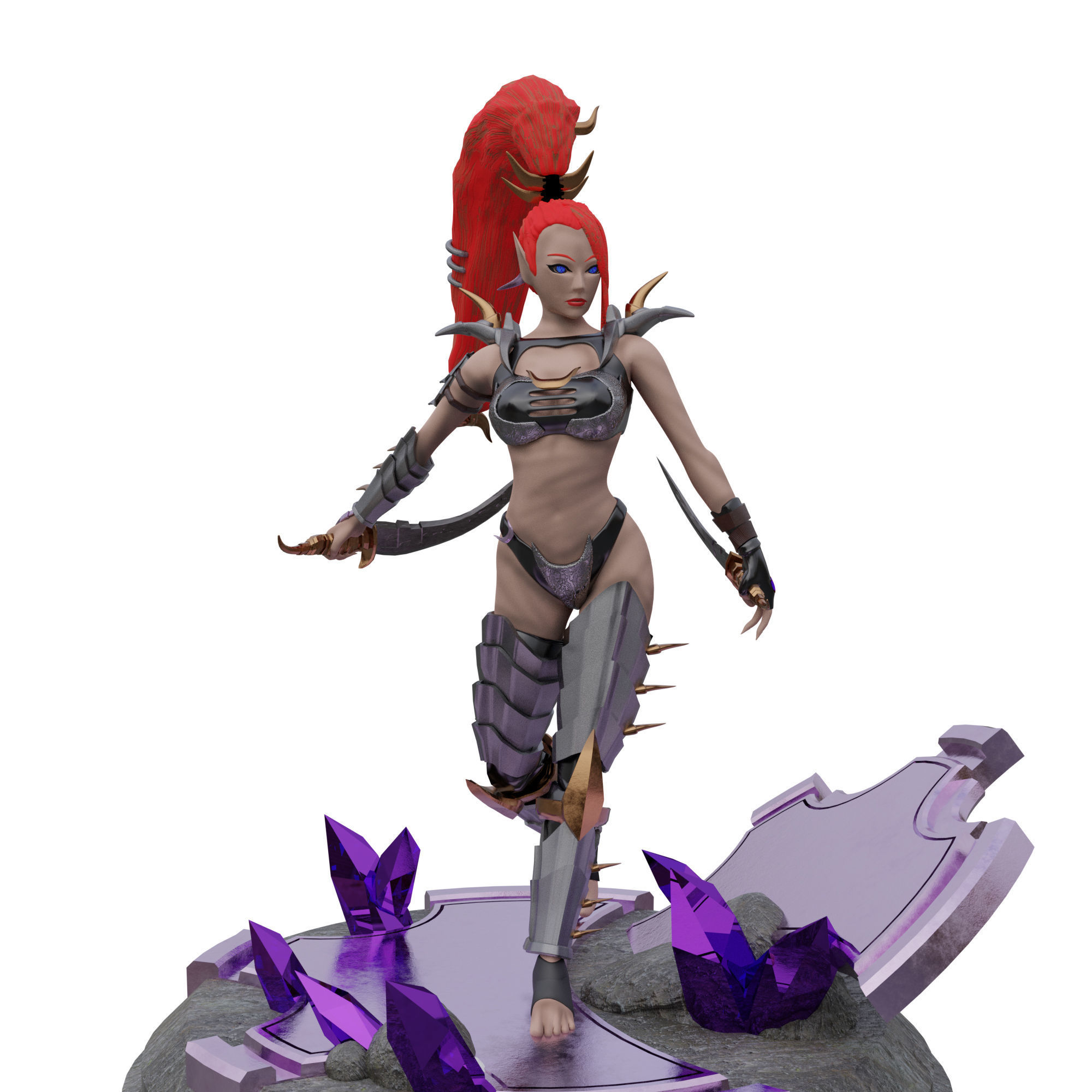 Lilly Hissysfit Queen of Stabies 3D print model_4