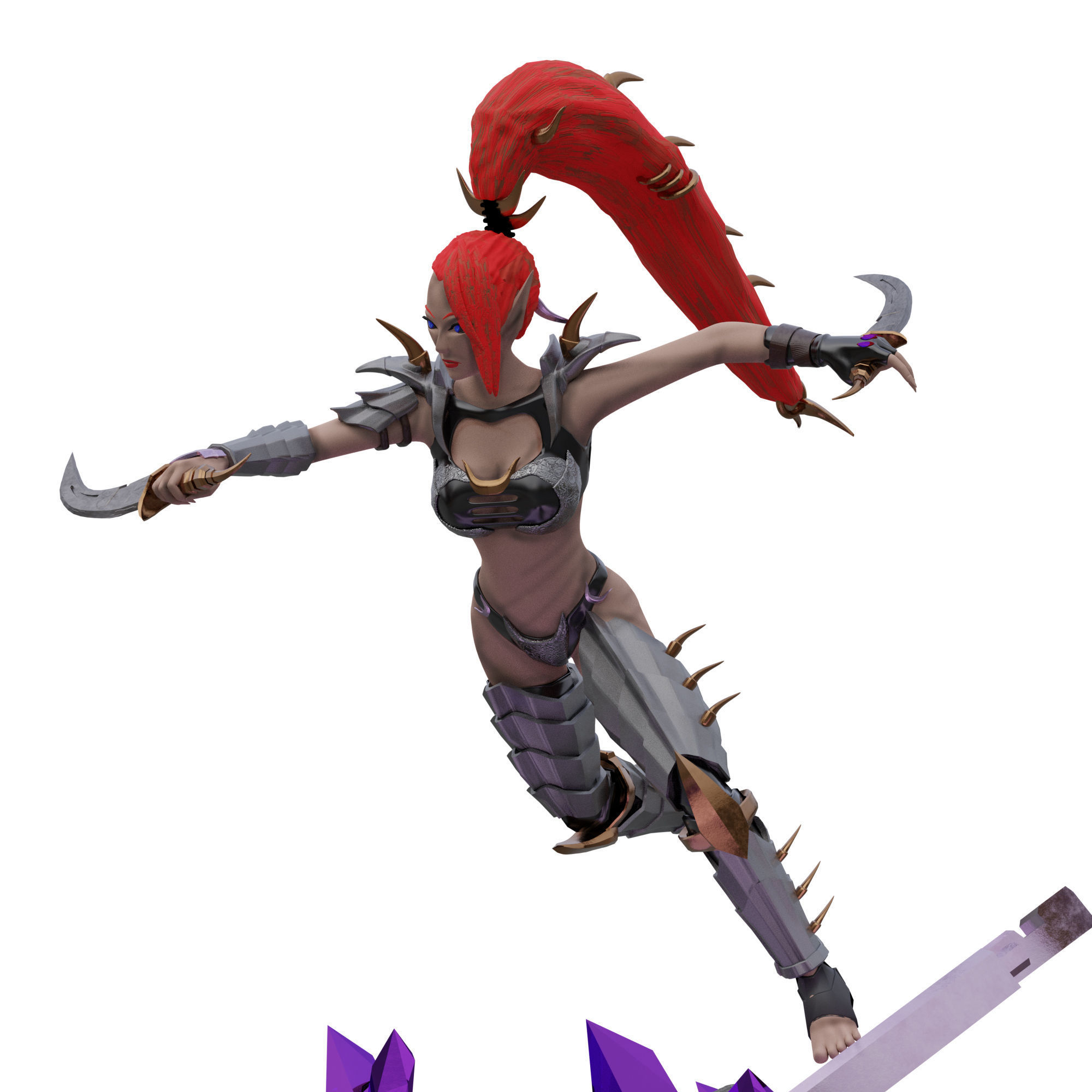 Lilly Hissysfit Queen of Stabies 3D print model_3