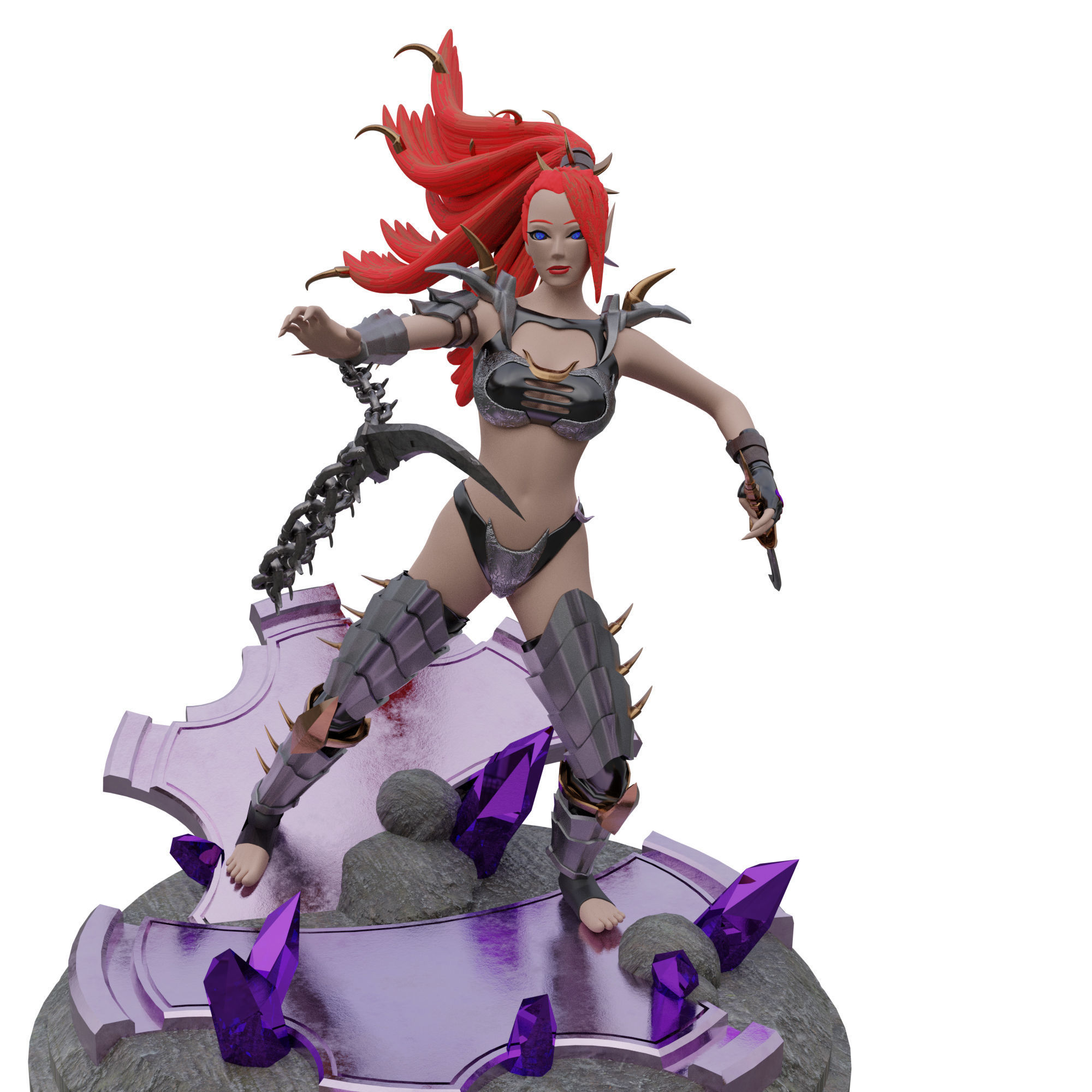 Lilly Hissysfit Queen of Stabies 3D print model_6