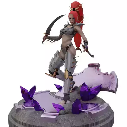 Lilly Hissysfit Queen of Stabies 3D print model