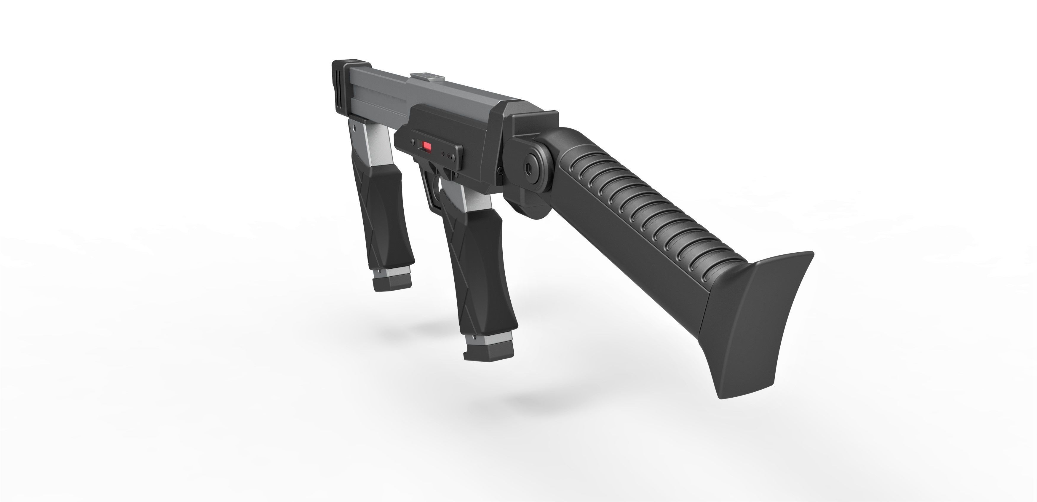 Blaster rifle from the movie Lost in space 1998 3D model_10