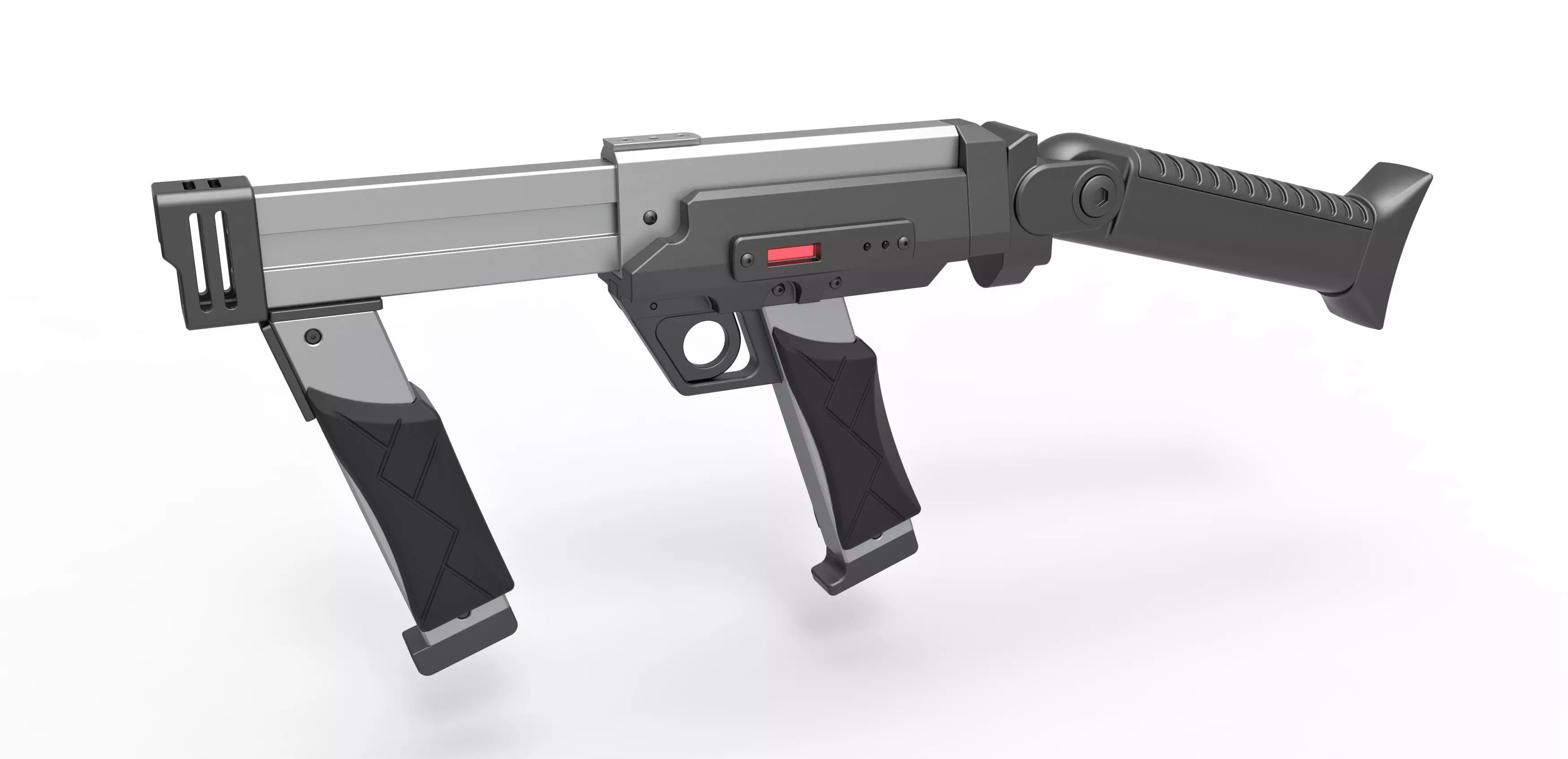 Blaster rifle from the movie Lost in space 1998 3D model_0