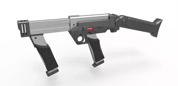 Blaster rifle from the movie Lost in space 1998 3D model