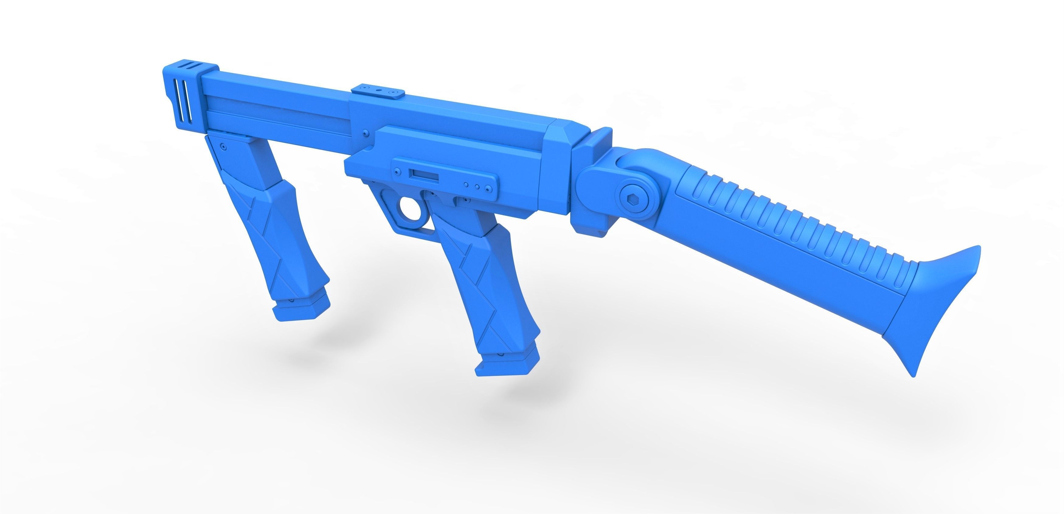 Blaster rifle from the movie Lost in space 1998 3D model_23