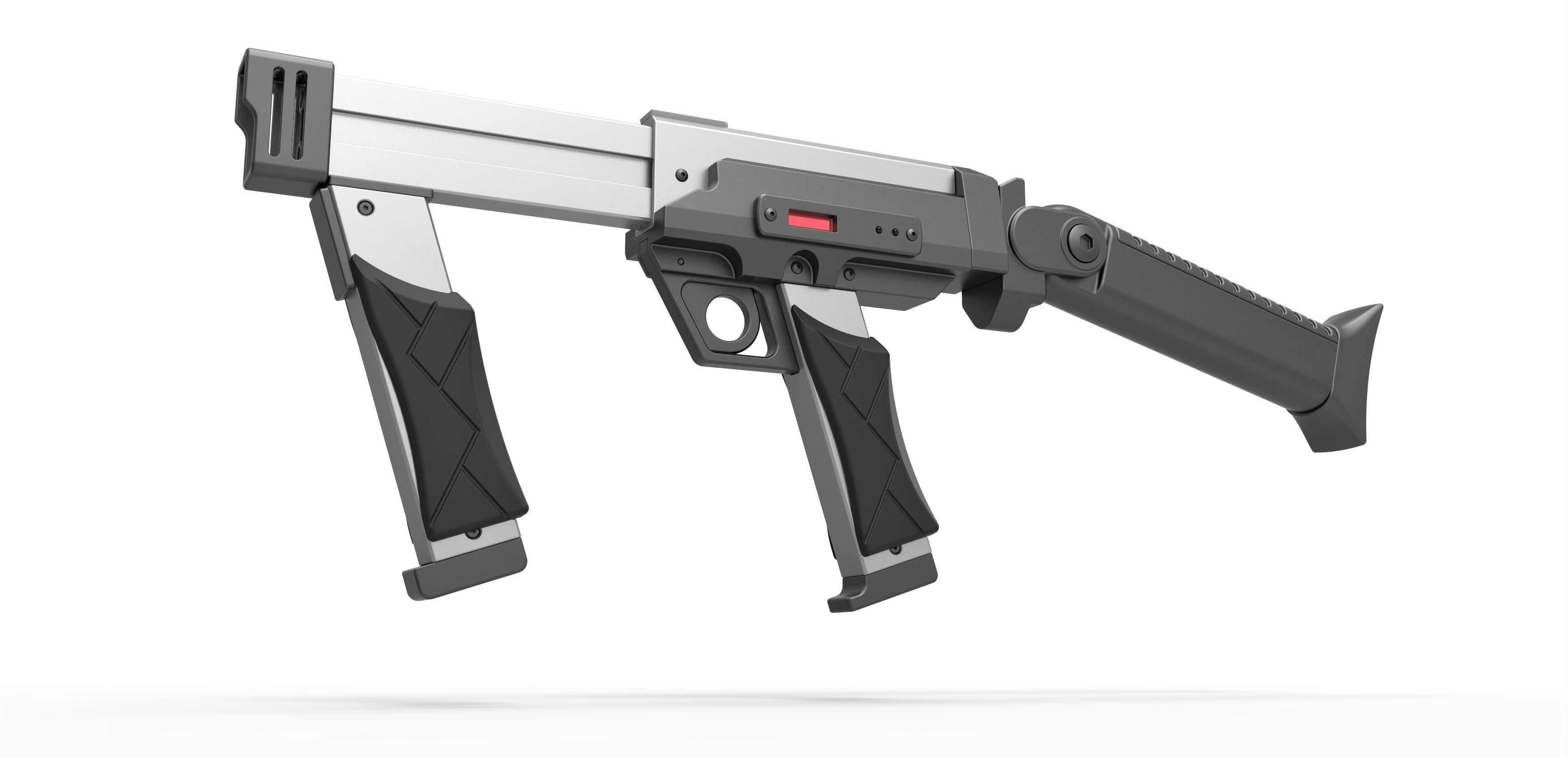 Blaster rifle from the movie Lost in space 1998 3D model_2