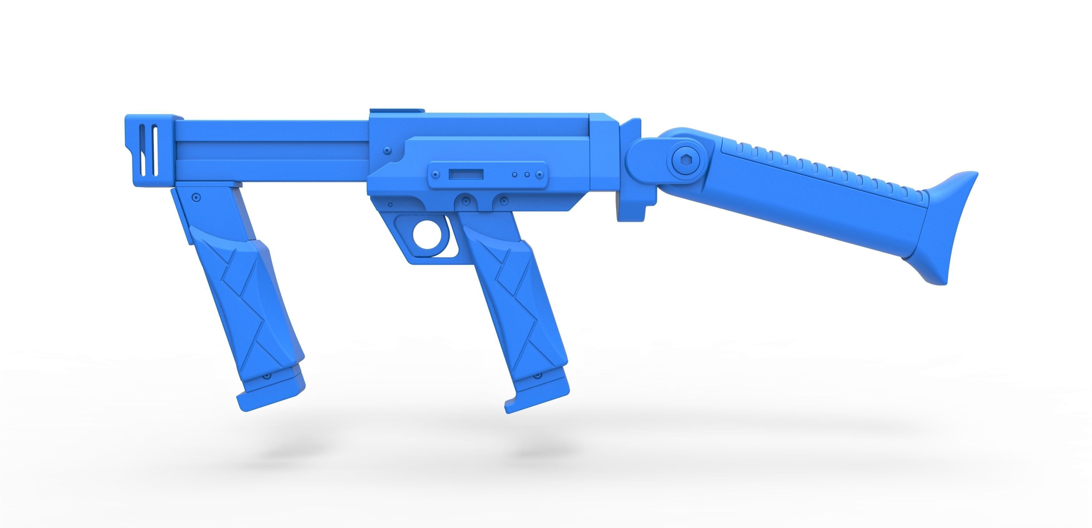 Blaster rifle from the movie Lost in space 1998 3D model_20