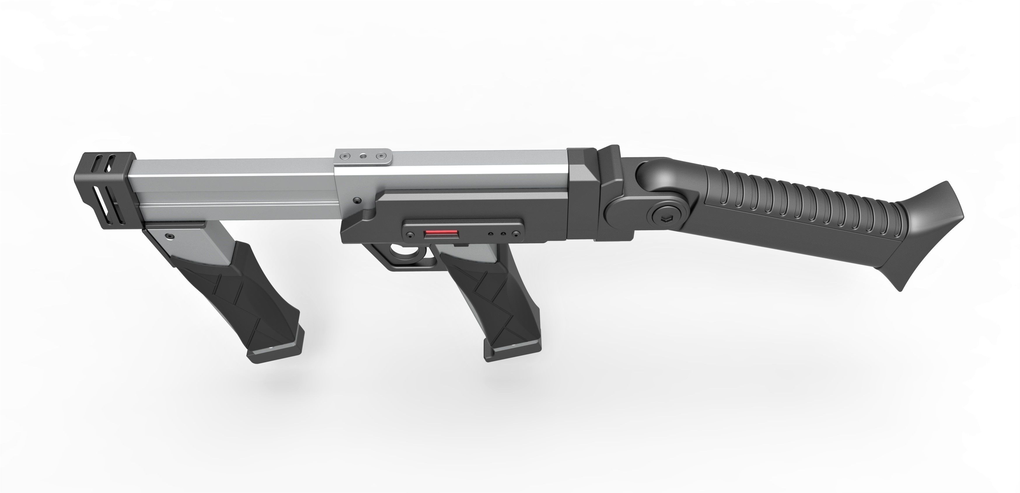 Blaster rifle from the movie Lost in space 1998 3D model_7