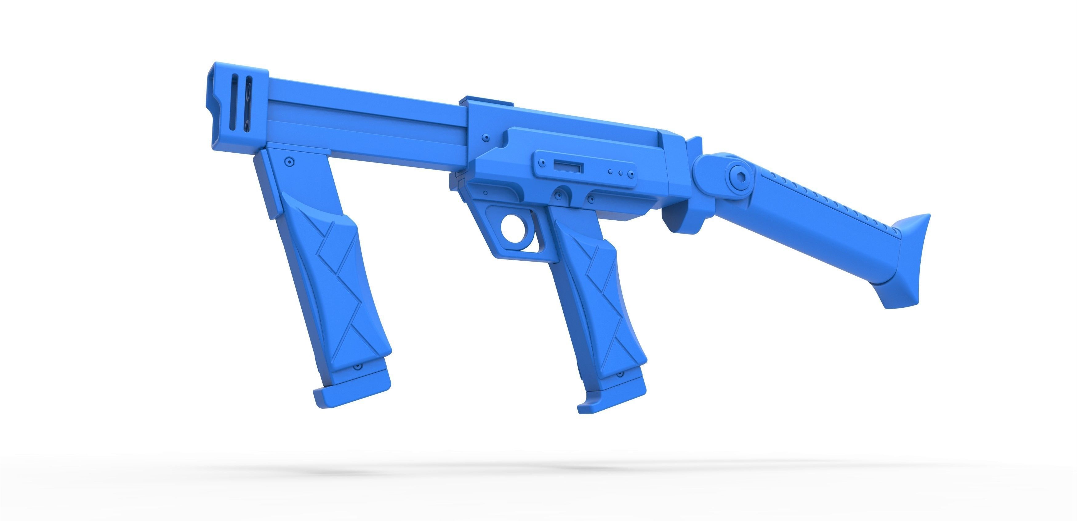 Blaster rifle from the movie Lost in space 1998 3D model_16