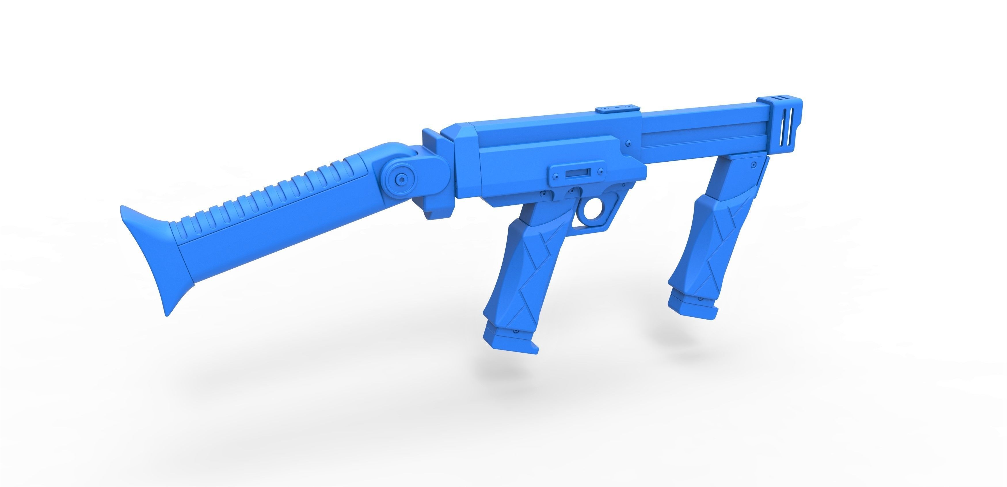 Blaster rifle from the movie Lost in space 1998 3D model_26