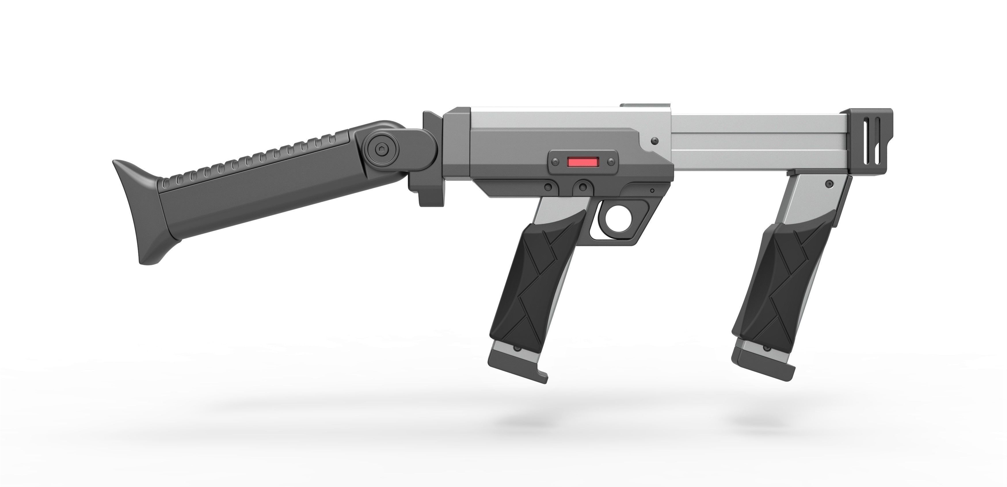 Blaster rifle from the movie Lost in space 1998 3D model_13