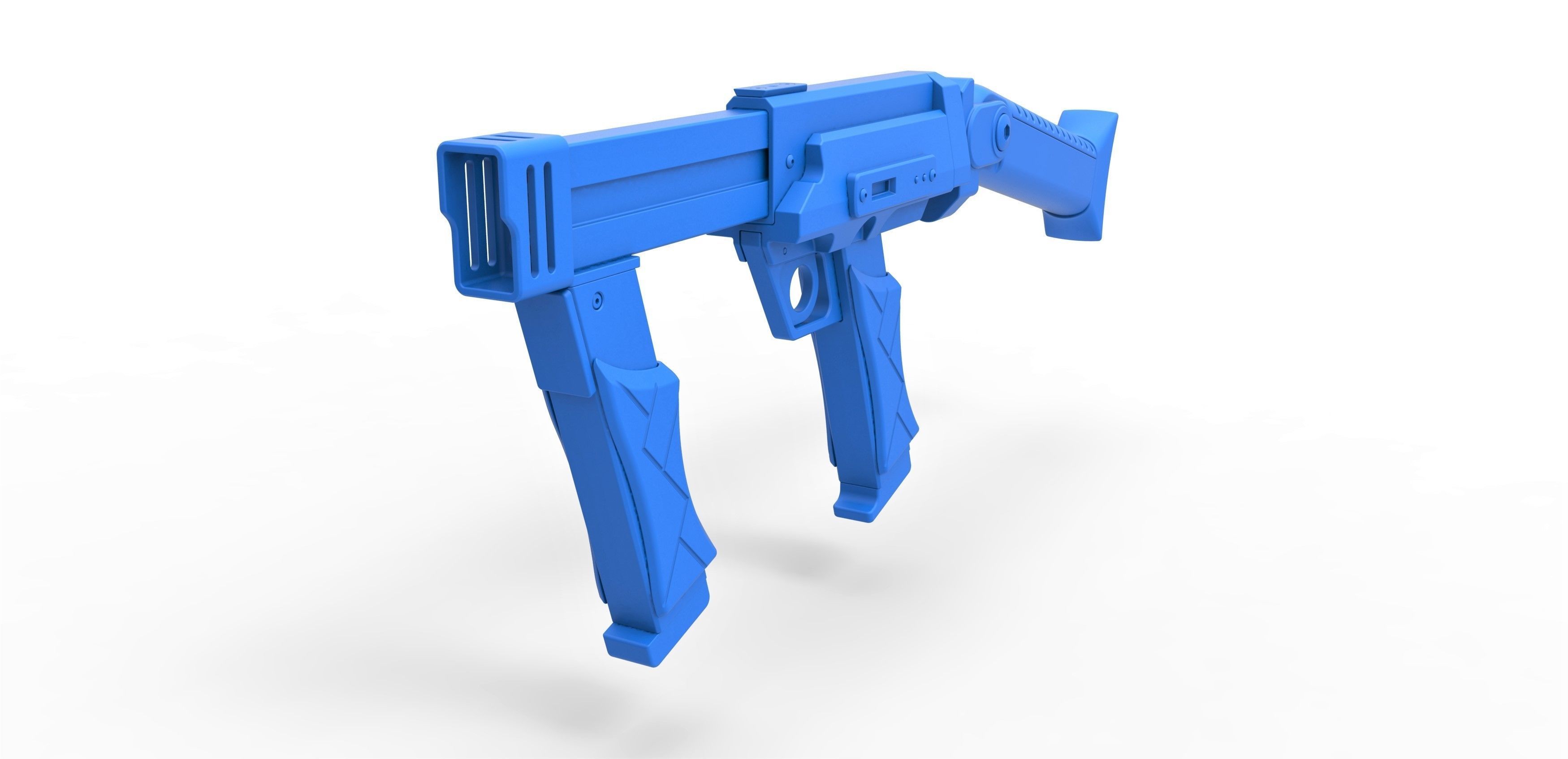 Blaster rifle from the movie Lost in space 1998 3D model_17