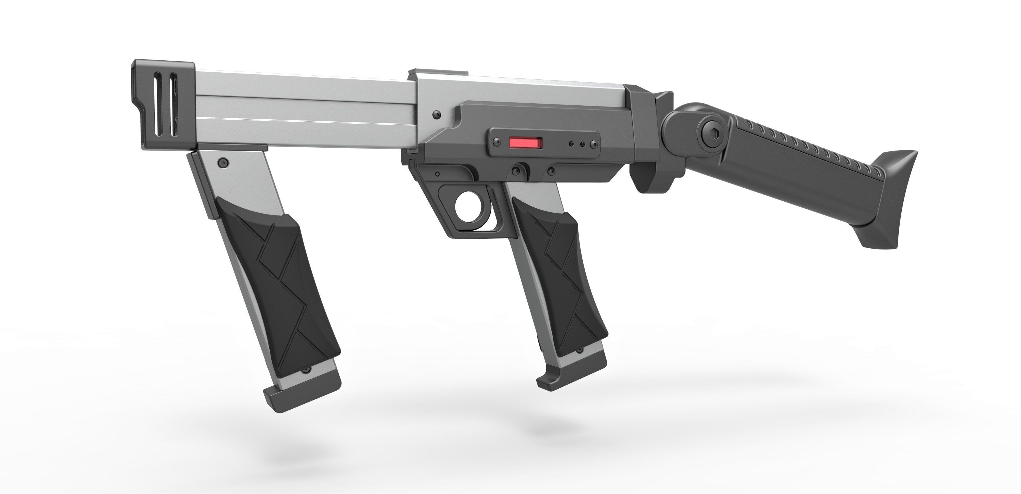 Blaster rifle from the movie Lost in space 1998 3D model_1