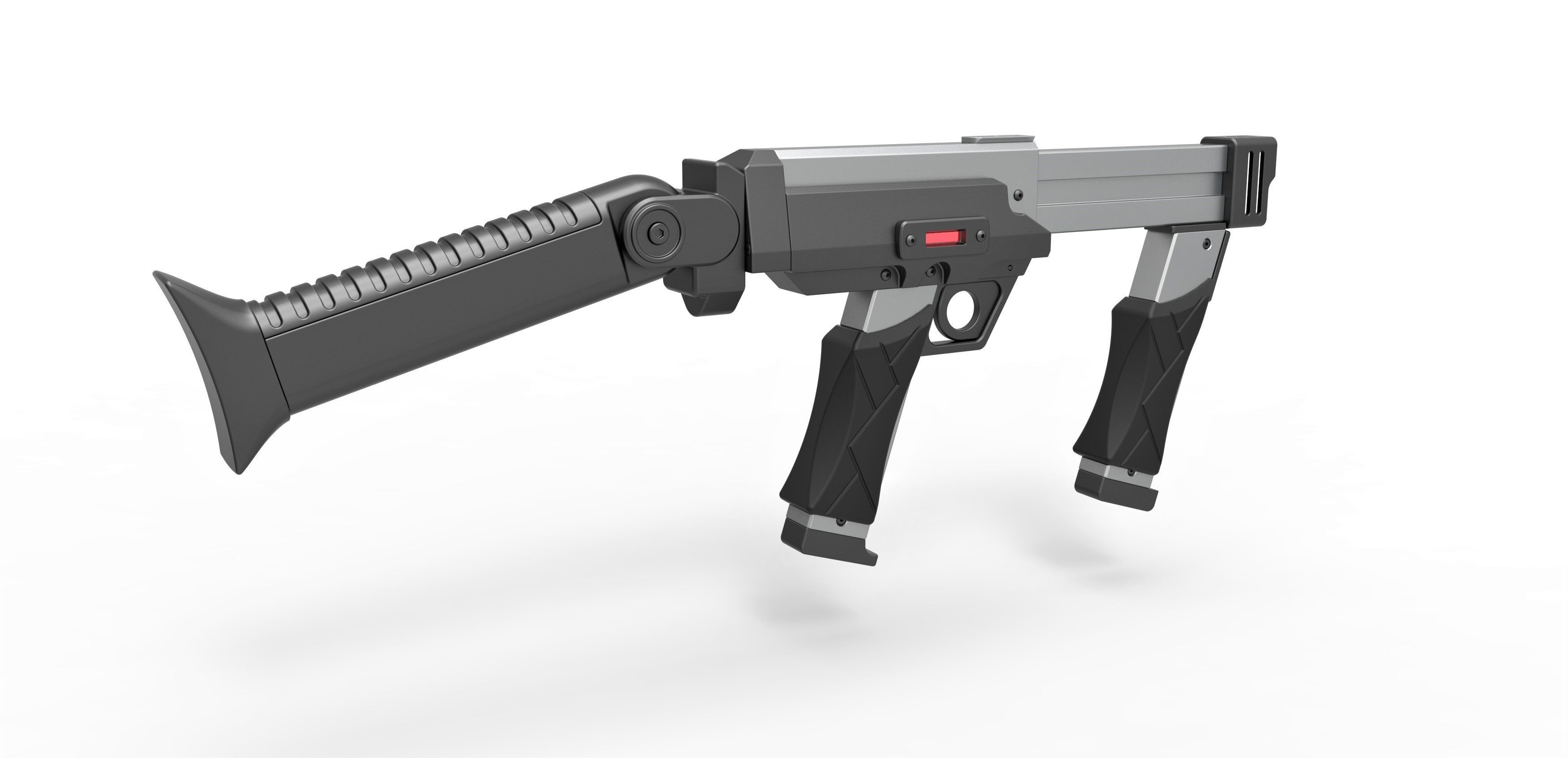 Blaster rifle from the movie Lost in space 1998 3D model_12