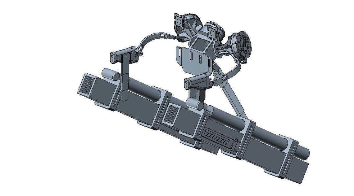 Attack on Titan 3DMG ODM Gear and Swords Bundle 3D print model_2