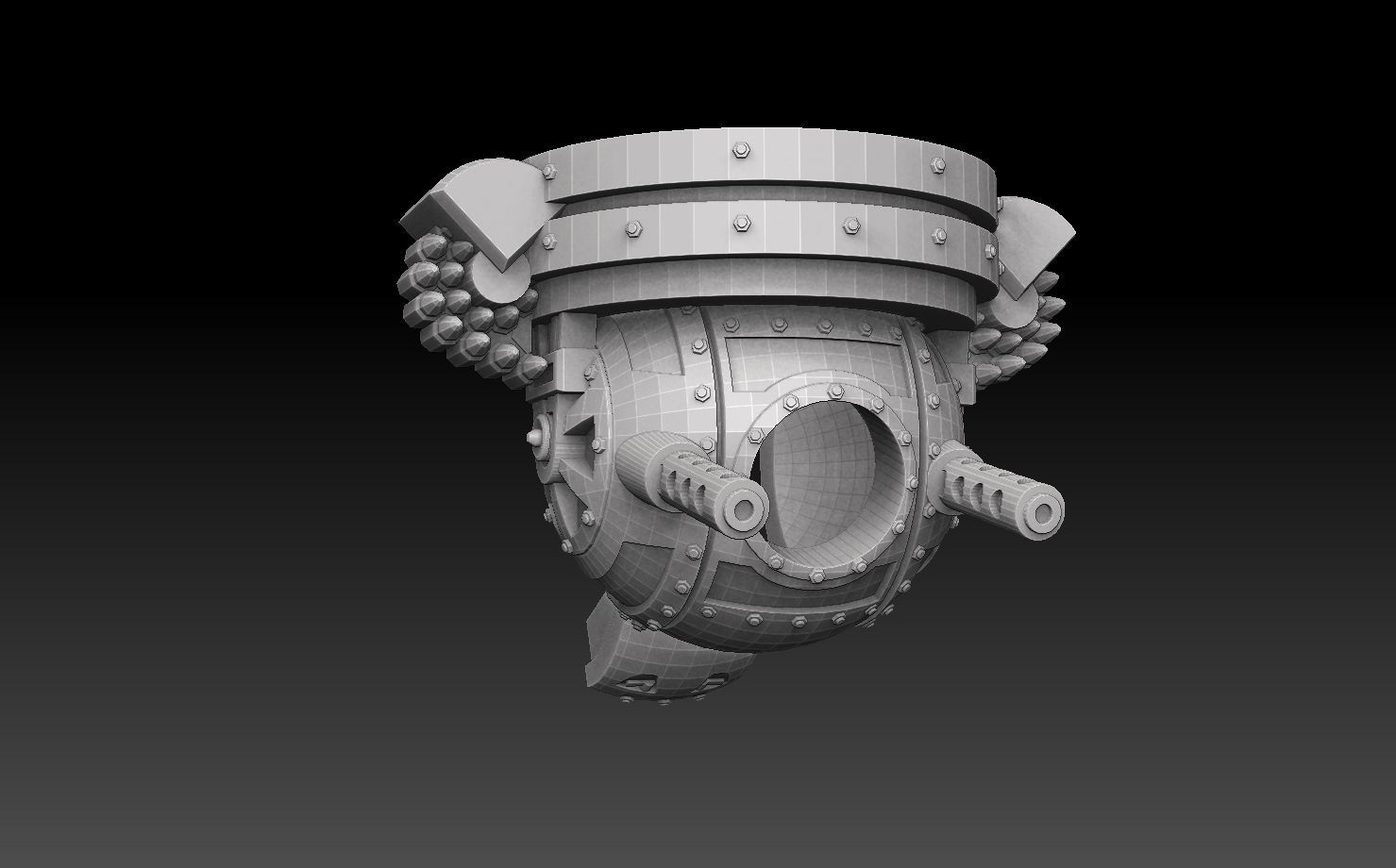 Ball Turret 3D print model_11