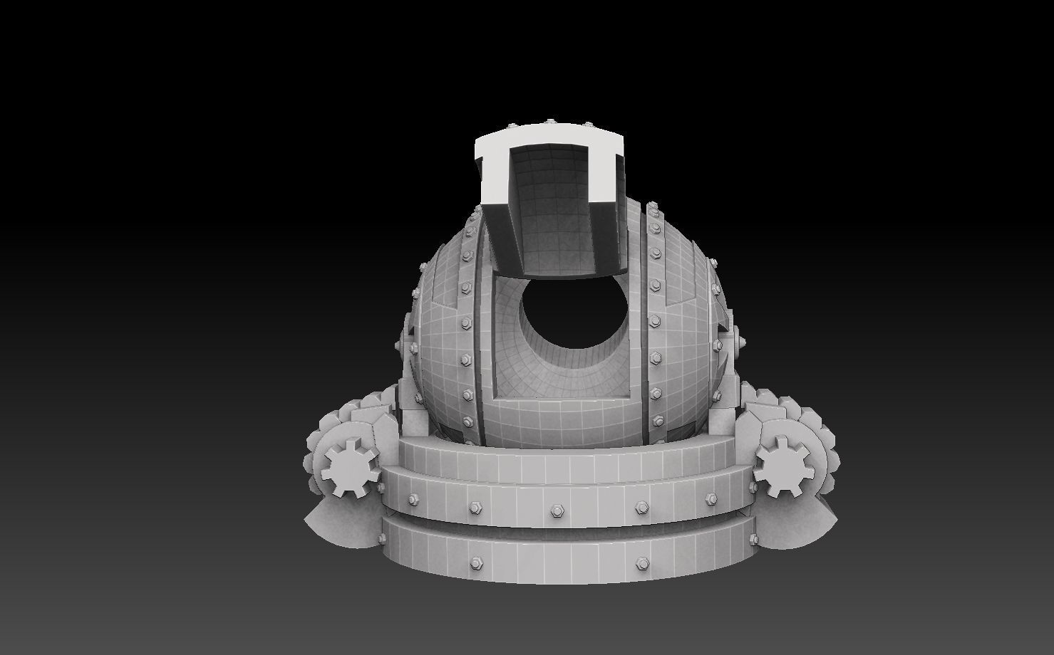 Ball Turret 3D print model_10