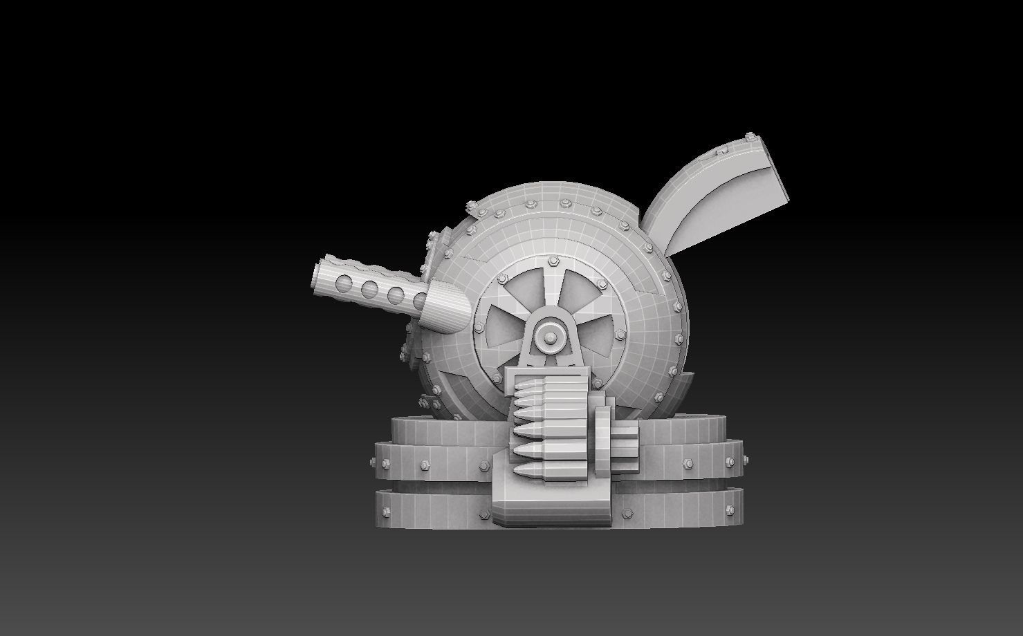 Ball Turret 3D print model_8