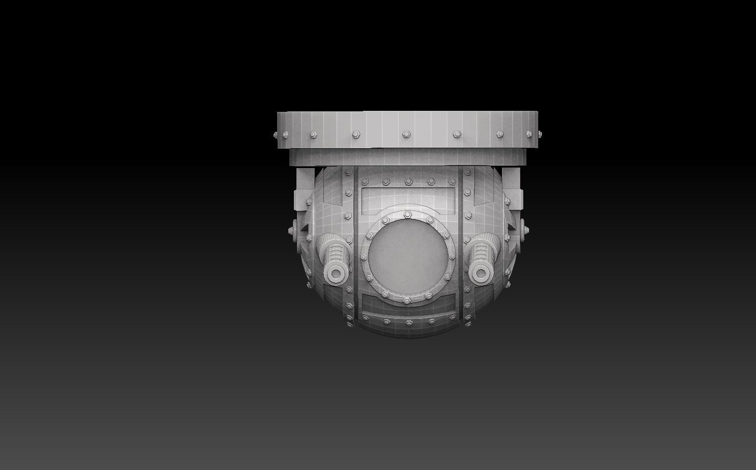 Ball Turret 3D print model_6