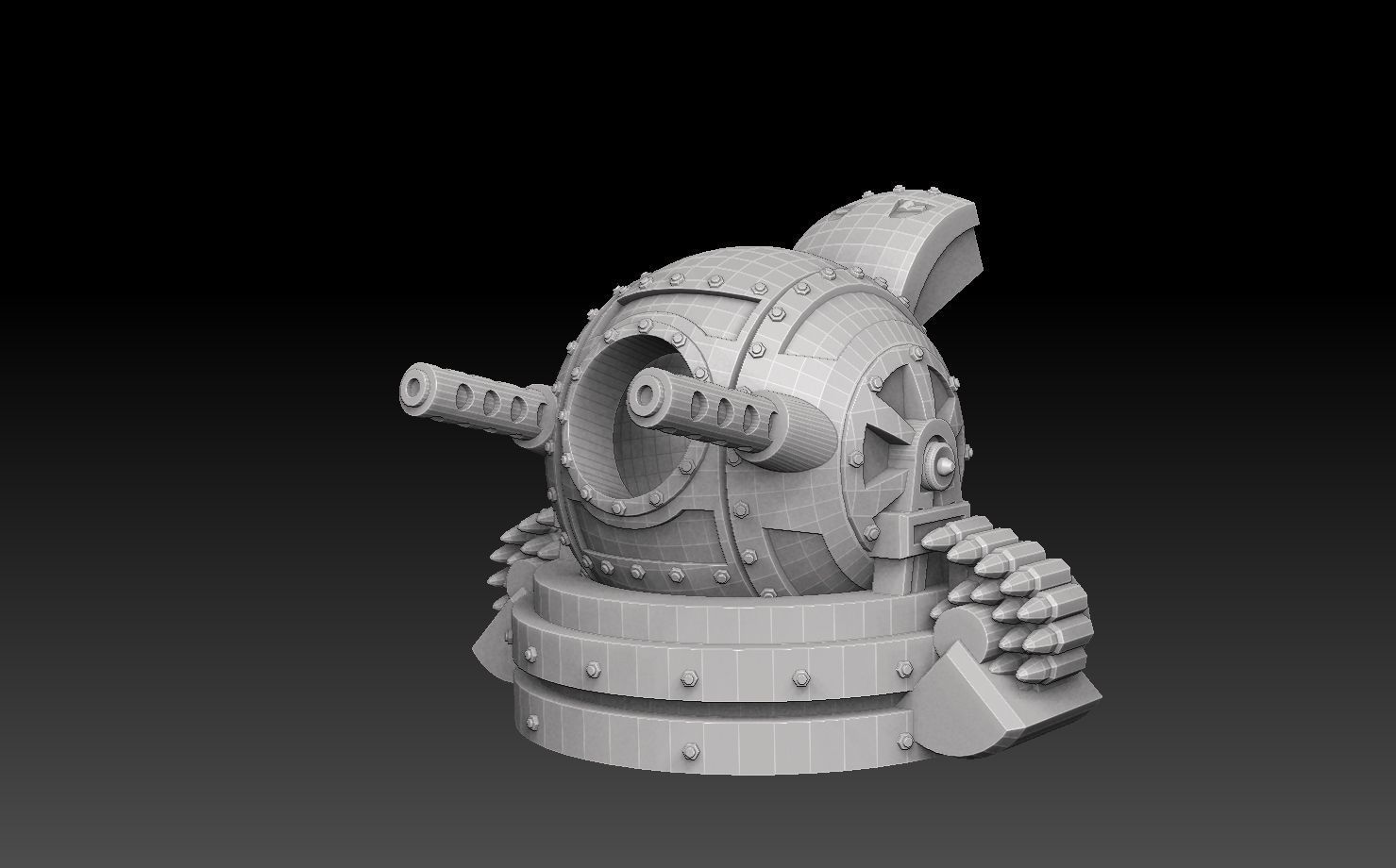Ball Turret 3D print model_2