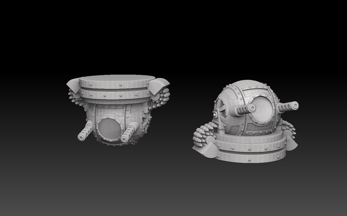 Ball Turret 3D print model_7