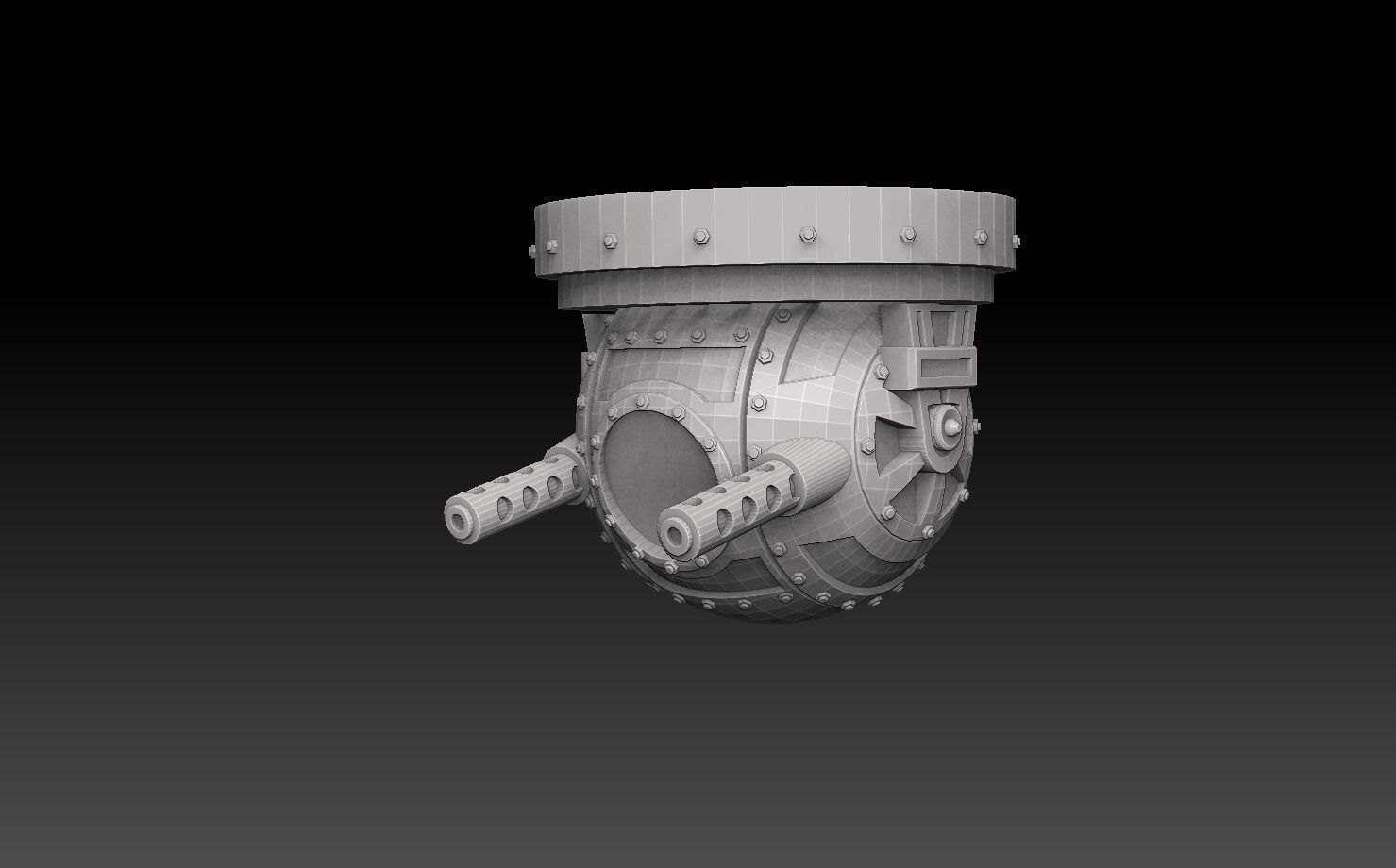 Ball Turret 3D print model_1
