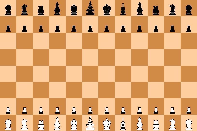 Courier Chess Medieval Chess Variant 3d printable pieces 3D print model_5