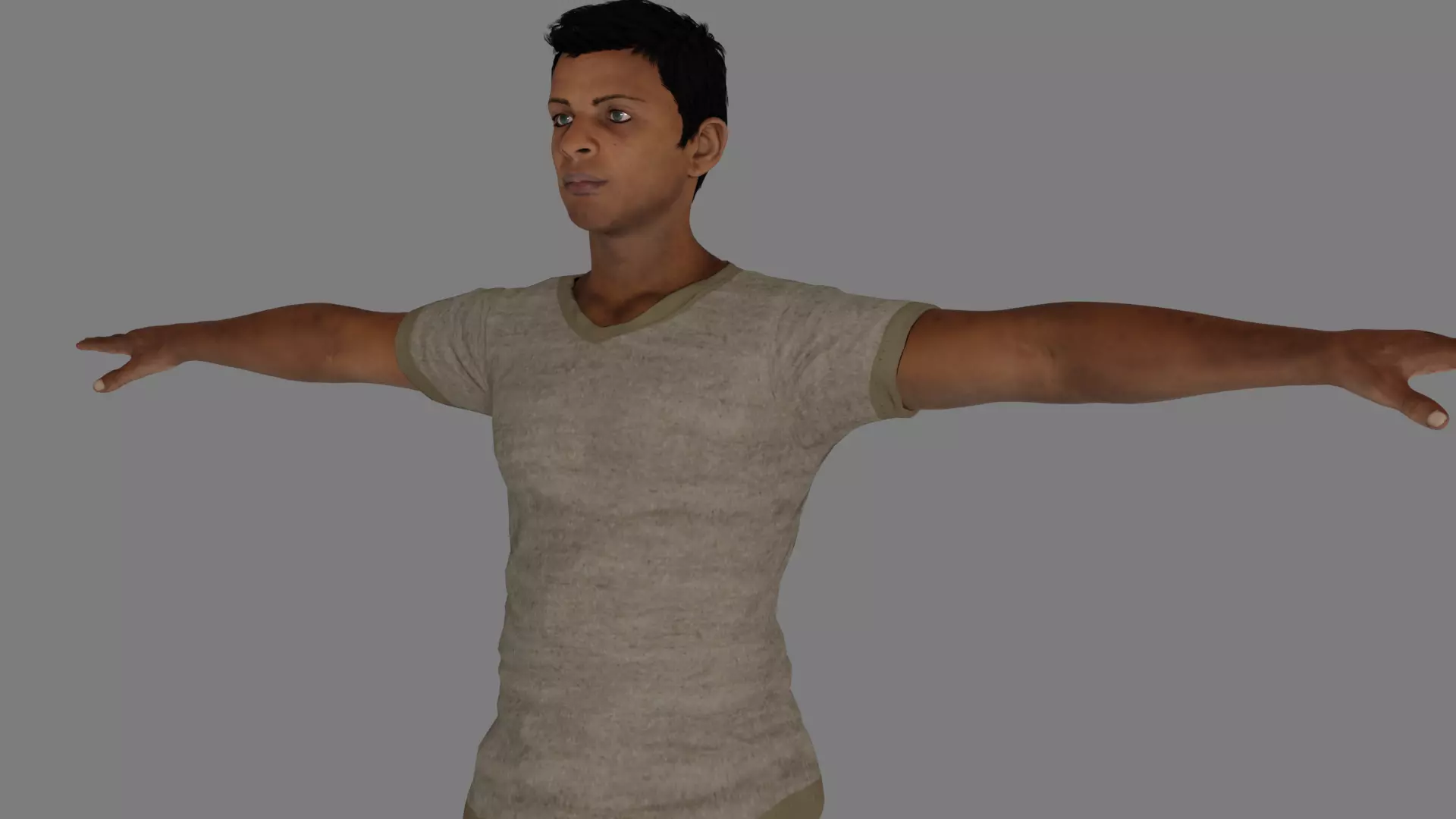 Rigged Male Character 20 3D model_0