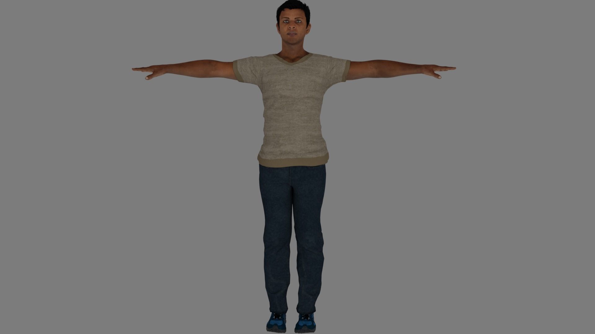 Rigged Male Character 20 3D model_1