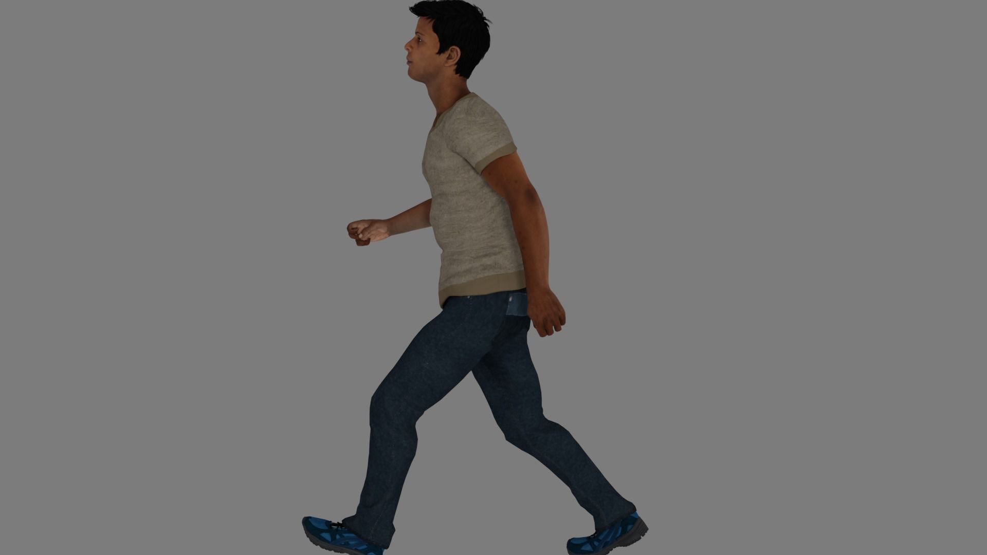Rigged Male Character 20 3D model_18