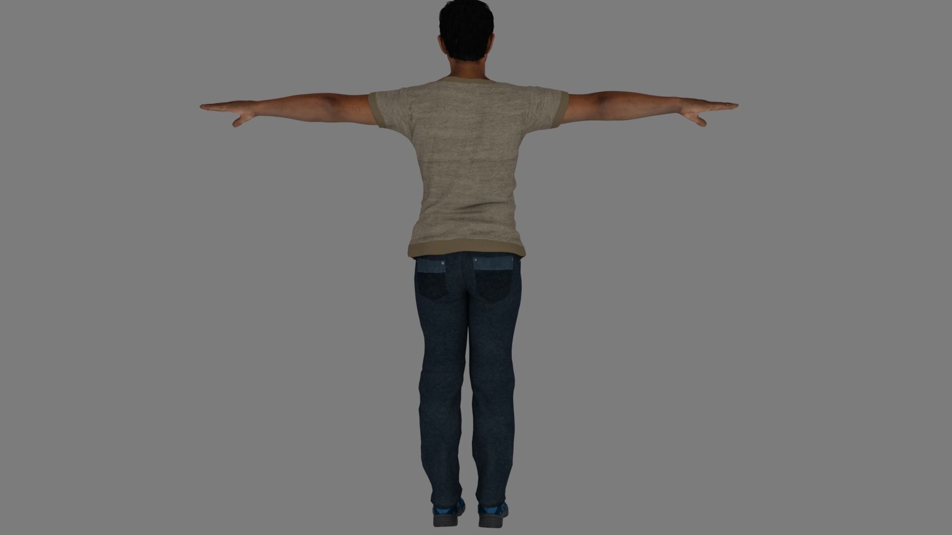 Rigged Male Character 20 3D model_7