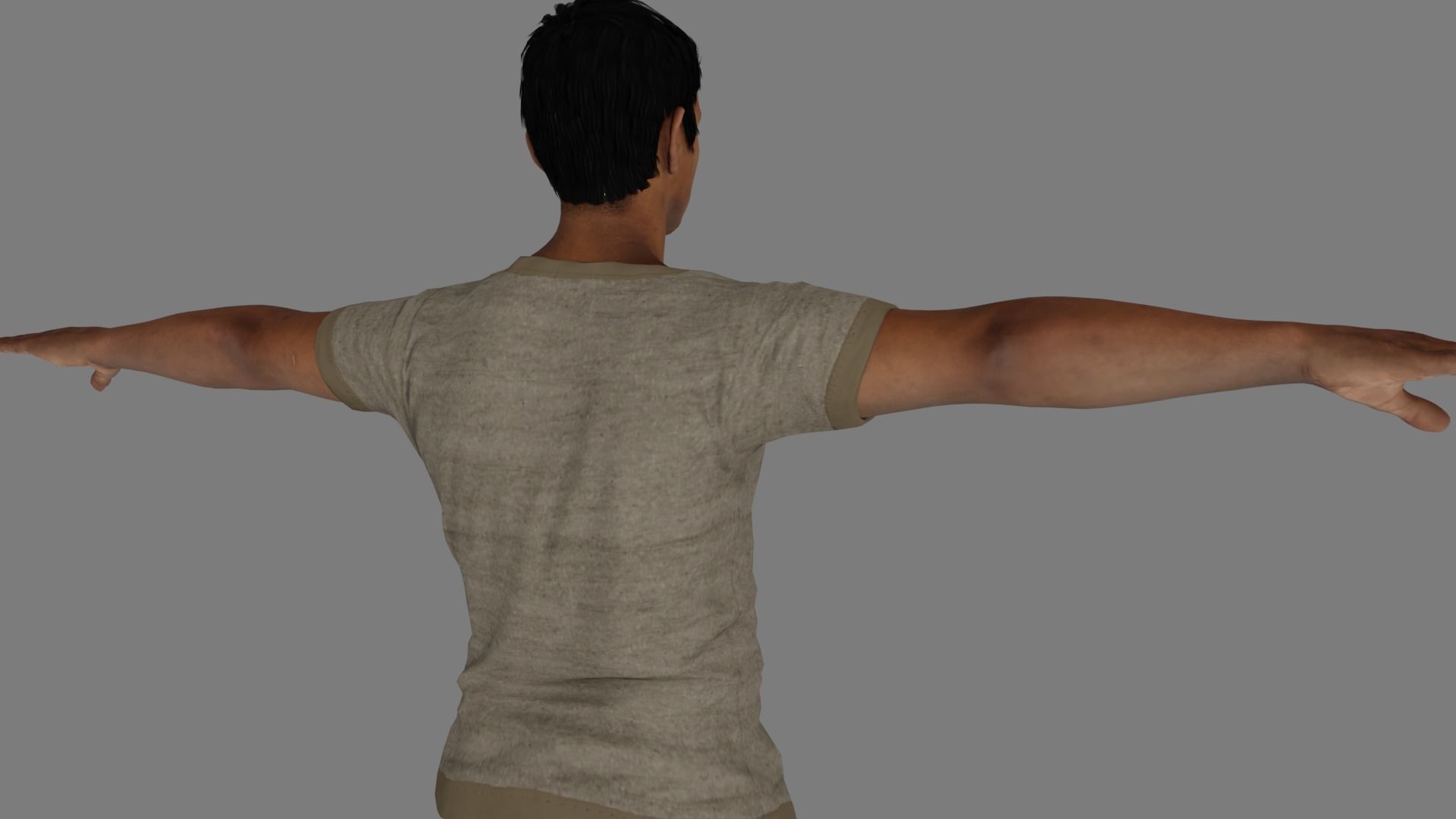 Rigged Male Character 20 3D model_14