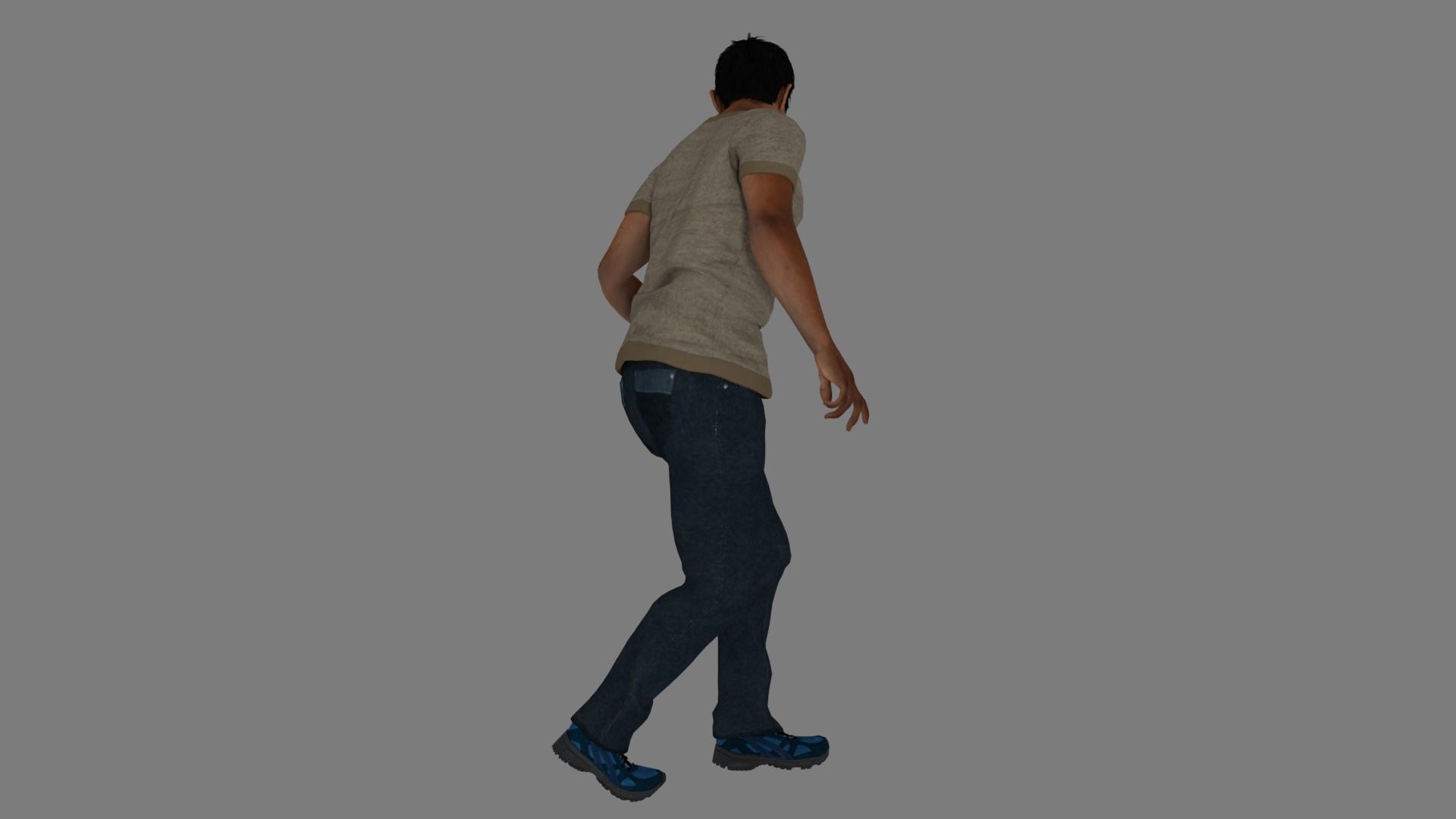 Rigged Male Character 20 3D model_21