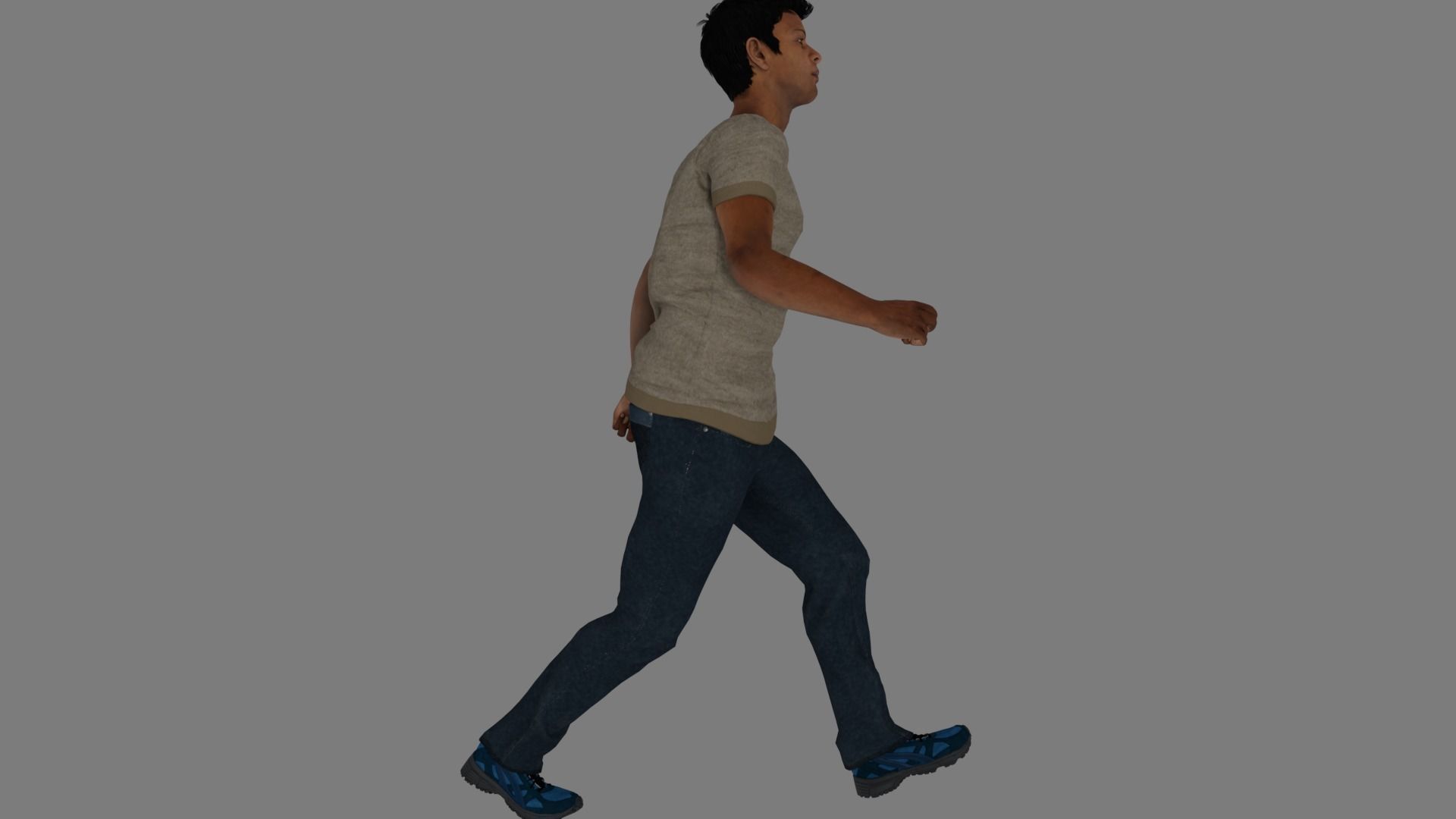 Rigged Male Character 20 3D model_16