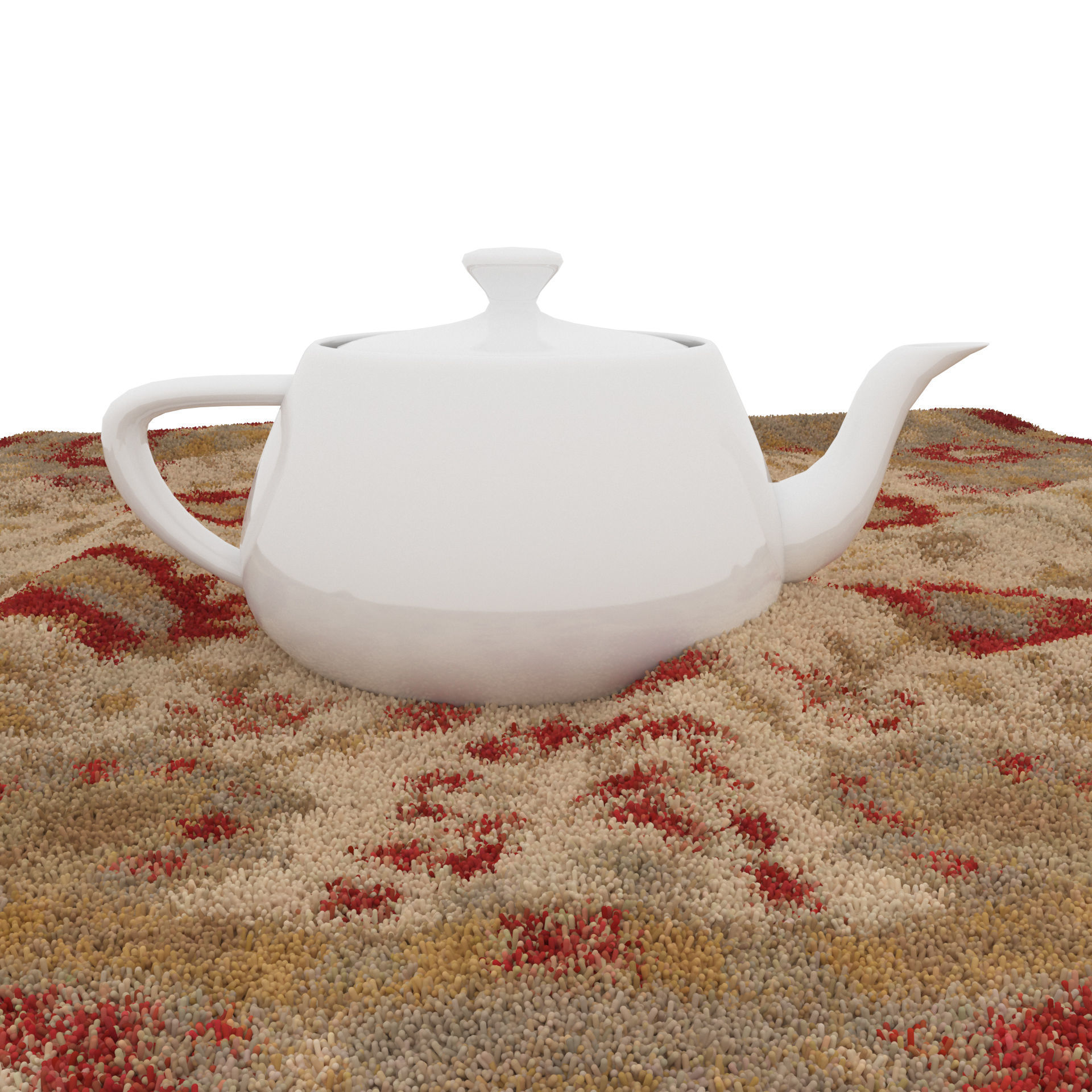 Rugs No 58 Low-poly 3D model_12