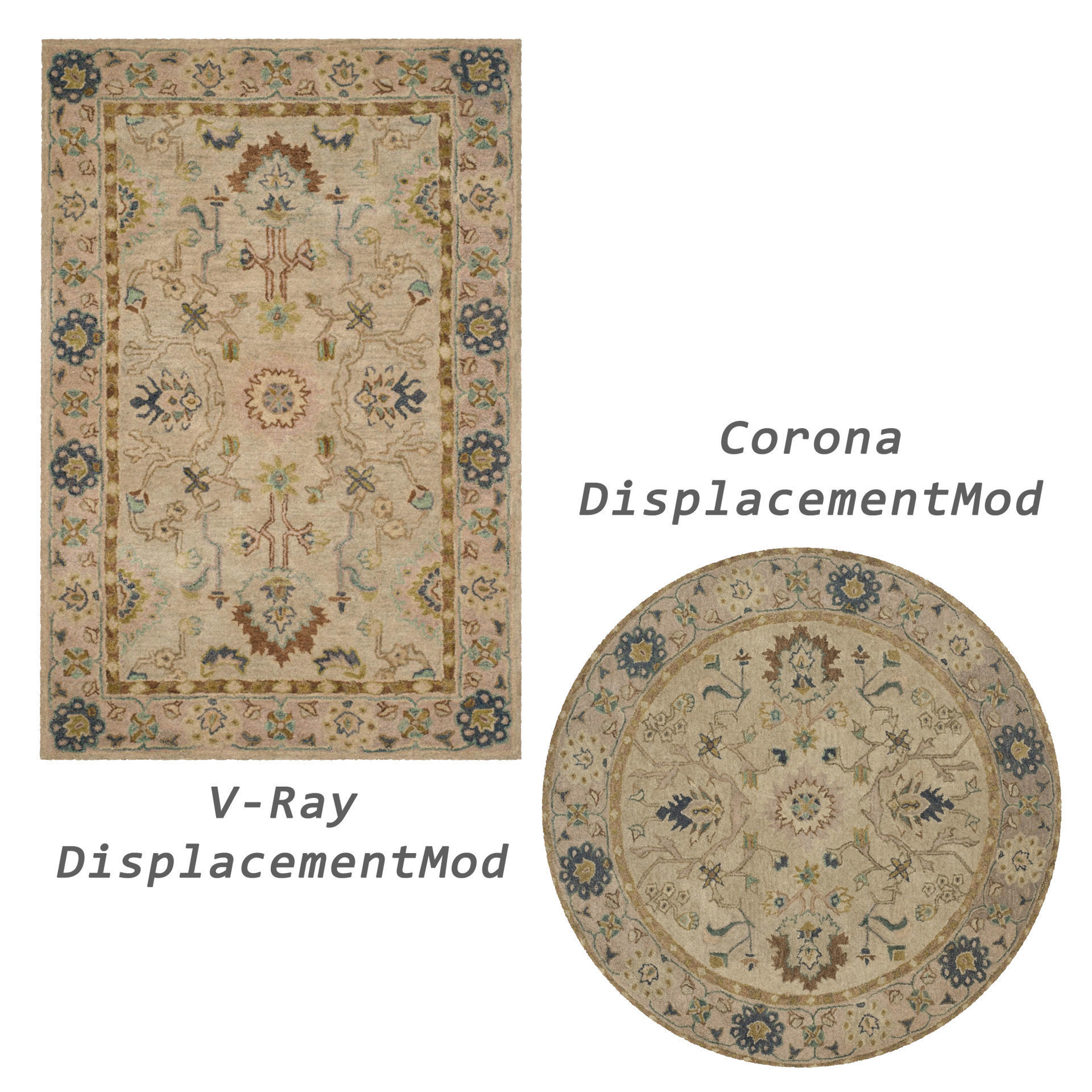 Rugs No 58 Low-poly 3D model_6