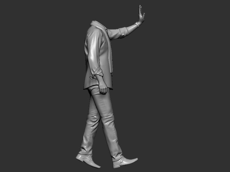 Male pose design 3D print model_7